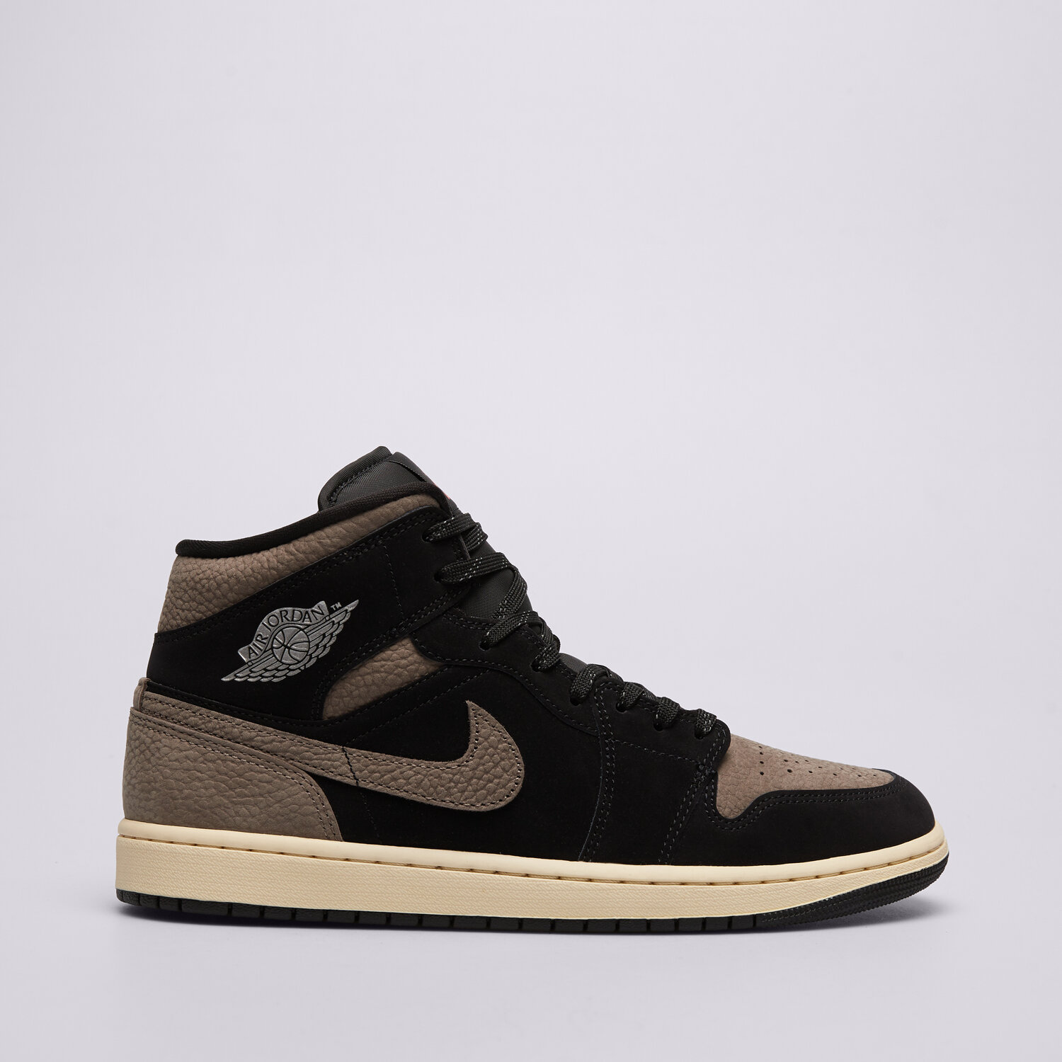 Buty sneakersy męskie AIR JORDAN 1 MID SE  IB7110-002 BRĄZOWY