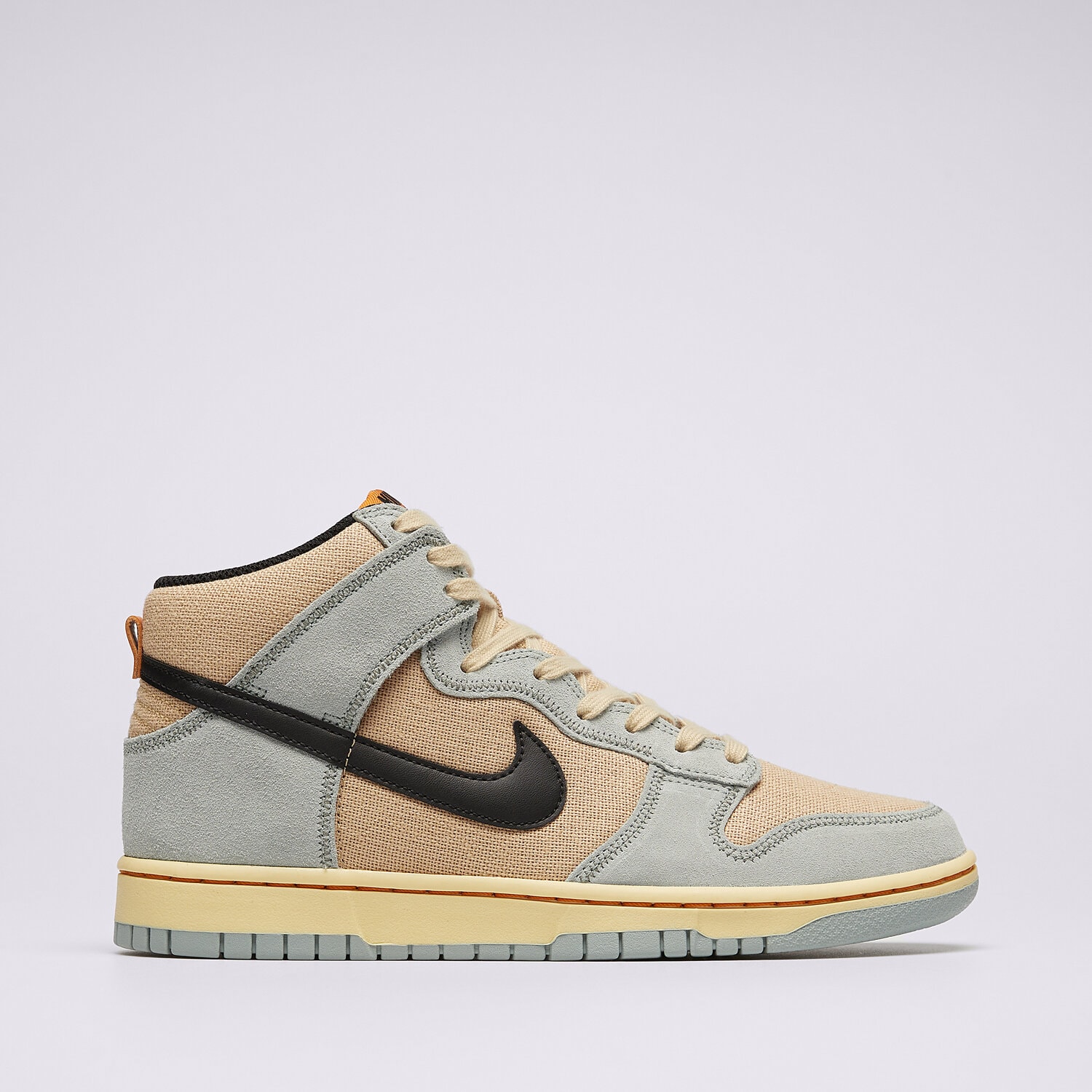 Buty sneakersy męskie NIKE DUNK HI RETRO SE FJ4191-200 BEŻOWY