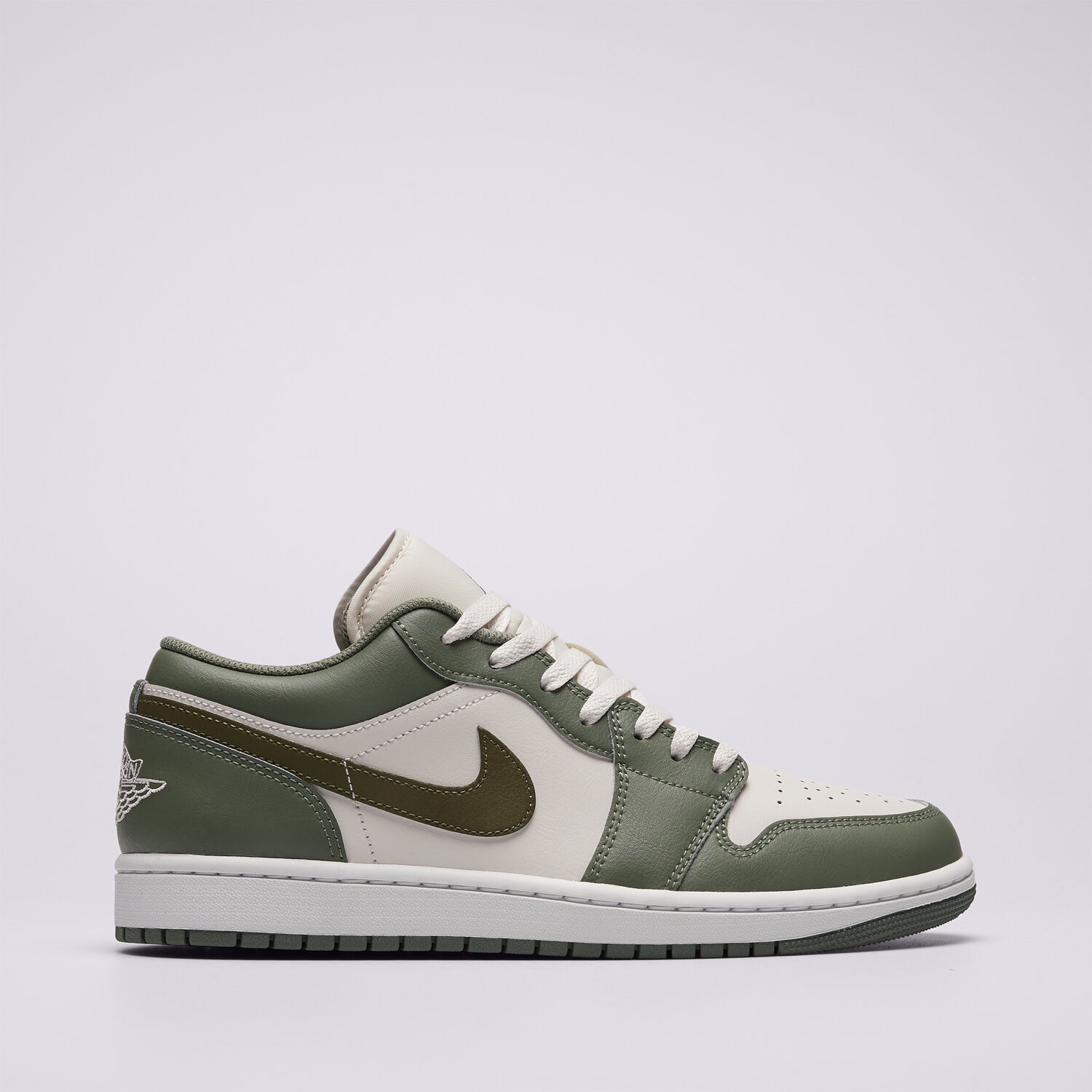 Buty sneakersy męskie JORDAN AIR 1 LOW  553558-300 ZIELONY