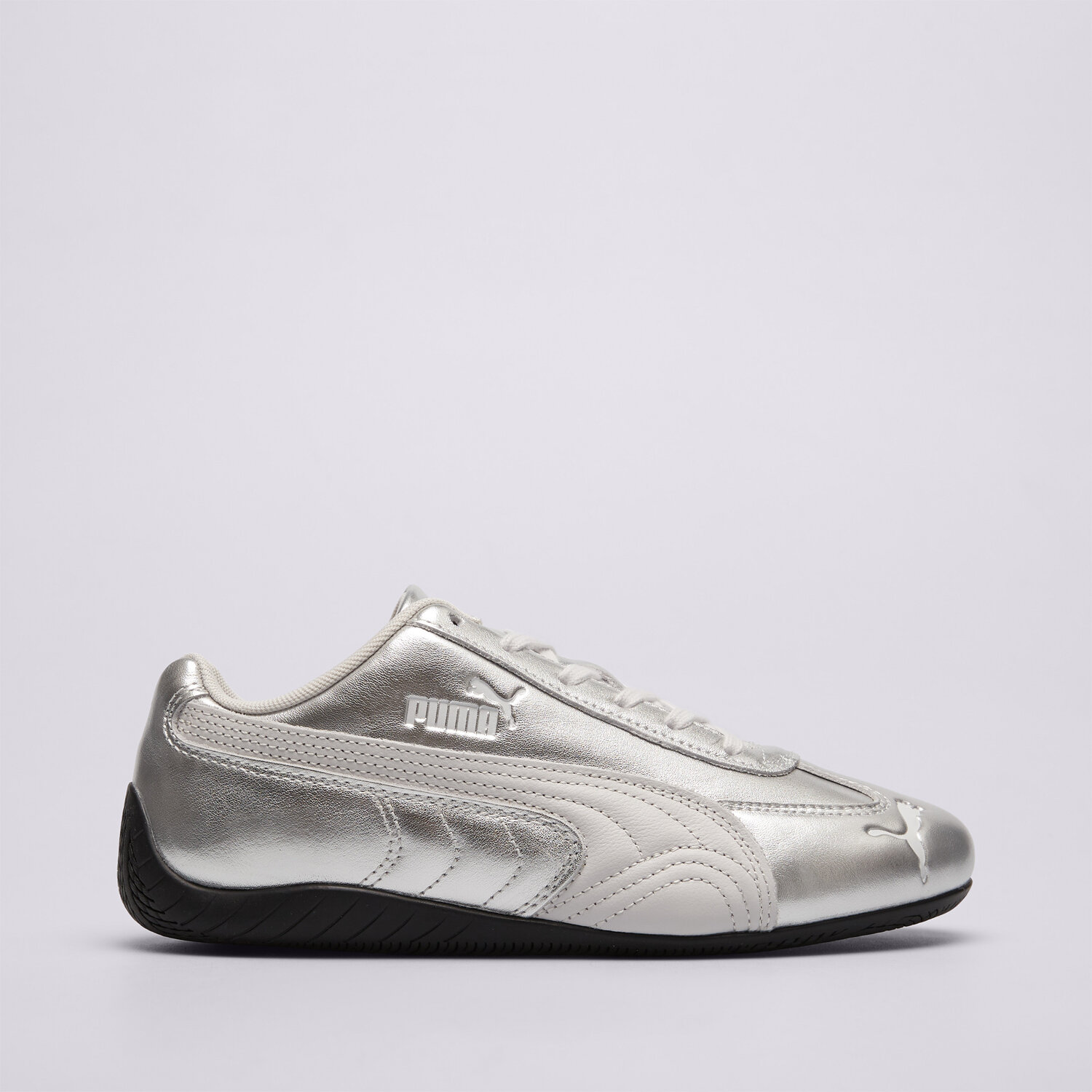 Buty sneakersy damskie PUMA SPEEDCAT SILVER WNS 40688101 SREBRNY