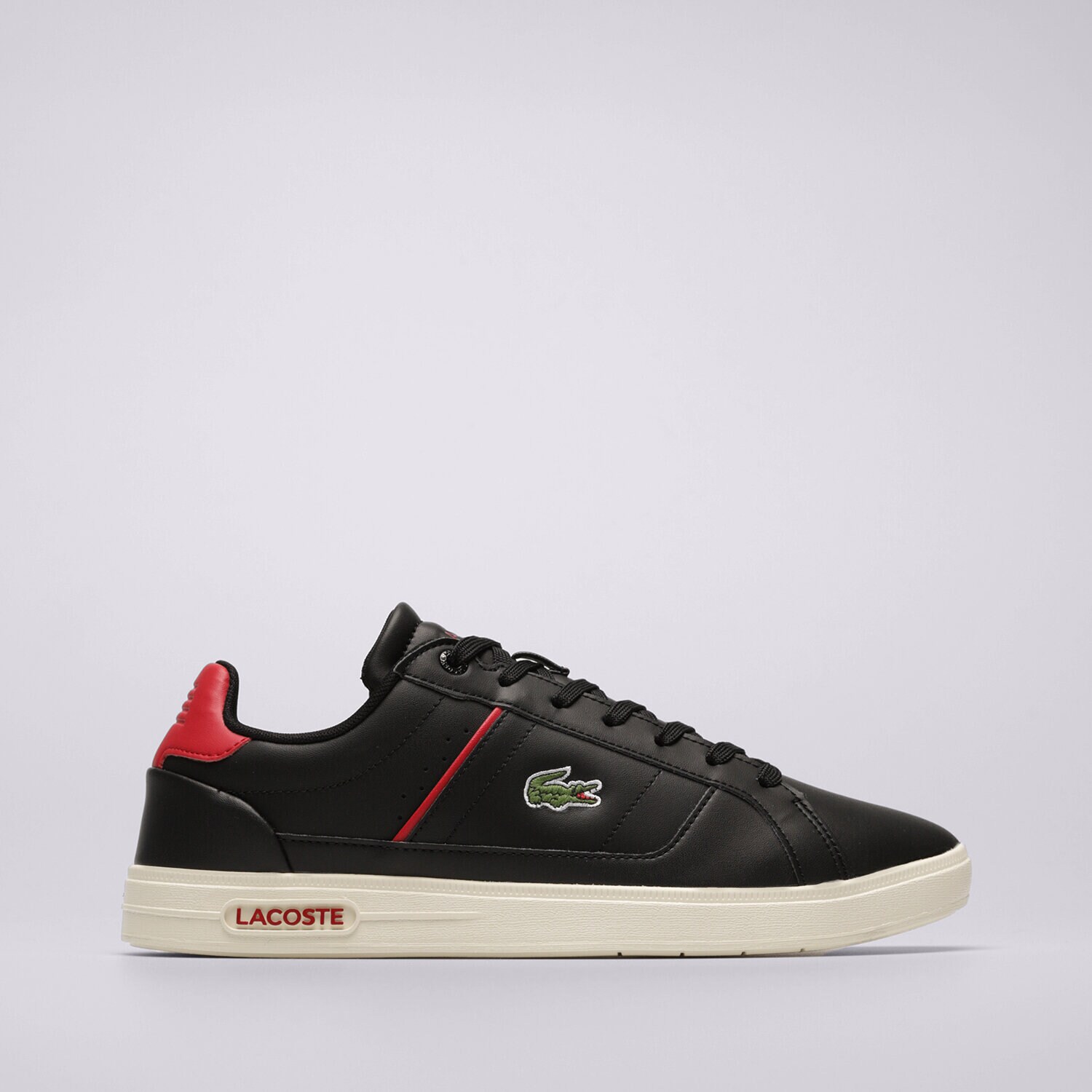 Buty sneakersy męskie LACOSTE EUROPA PRO 222 1 744SMA00121B5 CZARNY