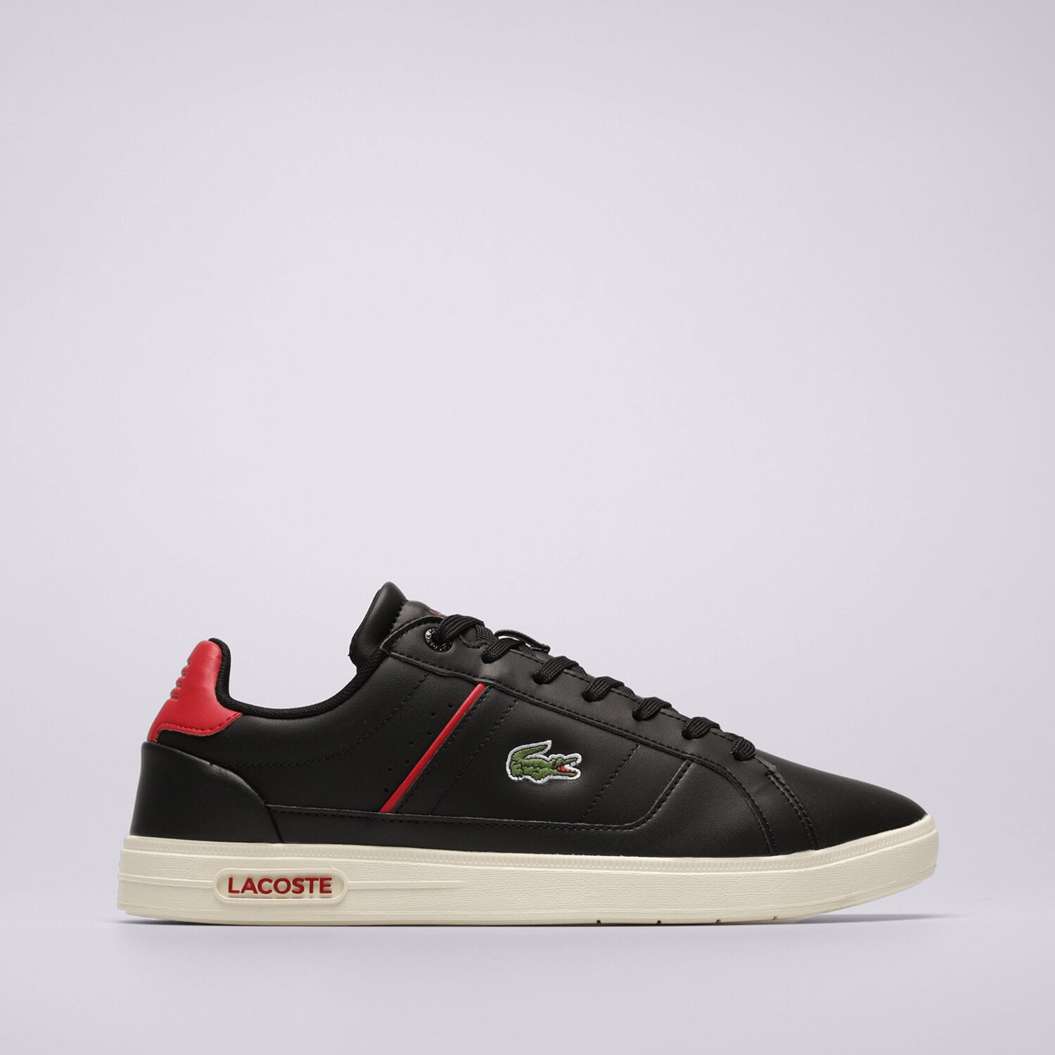Buty sneakersy męskie LACOSTE EUROPA PRO 222 1 744SMA00121B5 CZARNY