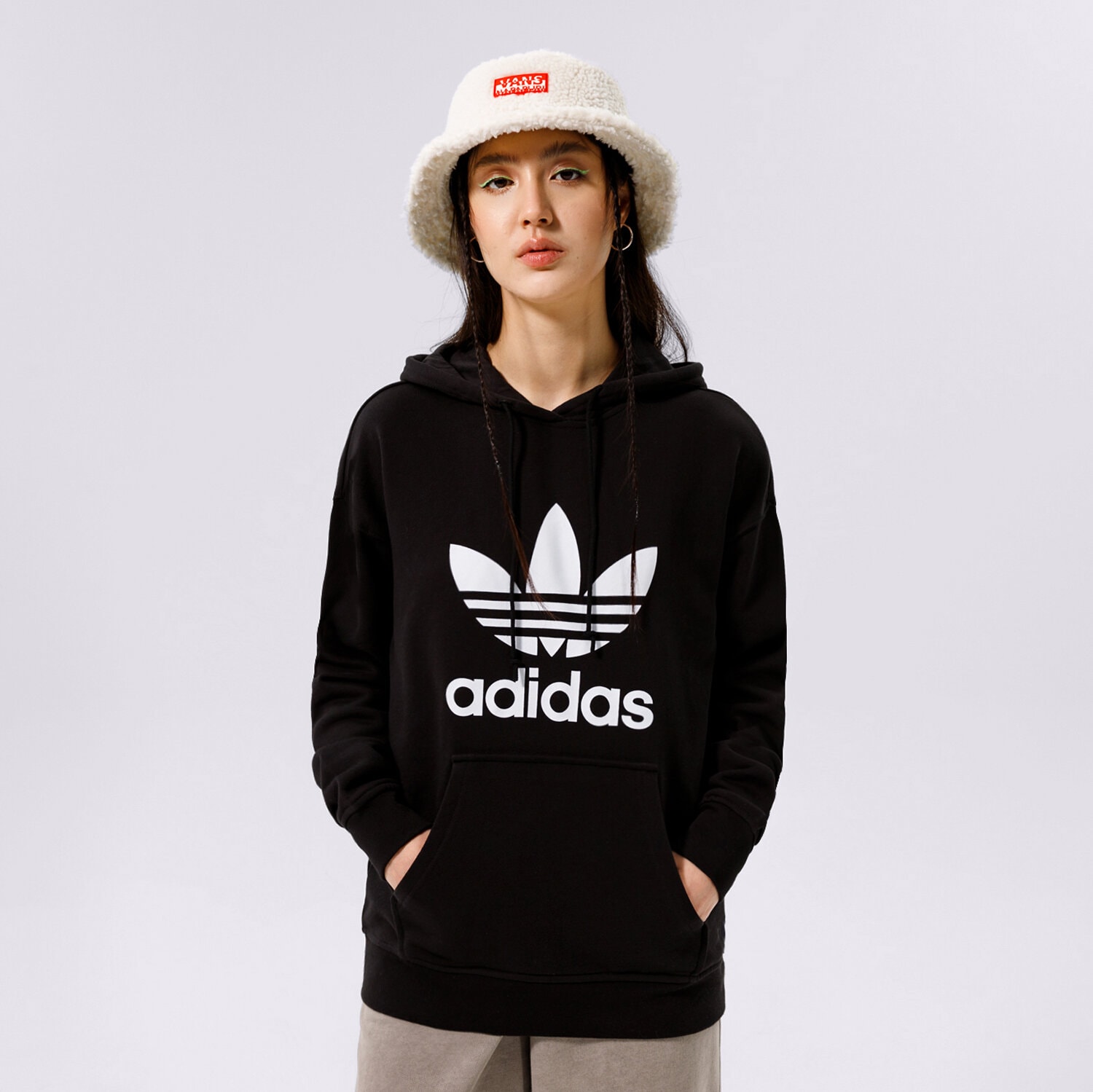 Bluza damska ADIDAS BLUZA Z KAPTUREM TRF HOODIE FM3307 CZARNY