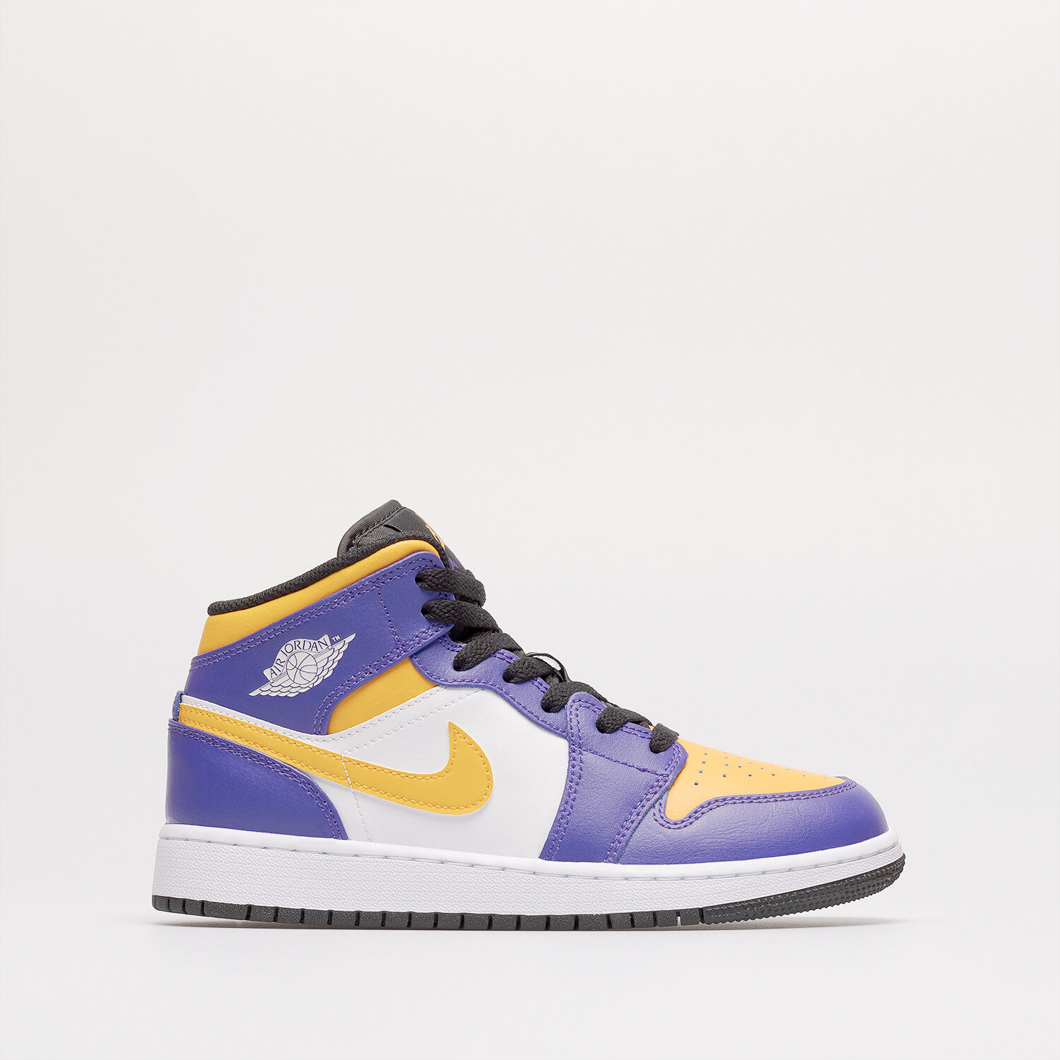 Buty sneakersy dla dzieci AIR JORDAN 1 MID (GS) DQ8423-517 FIOLETOWY