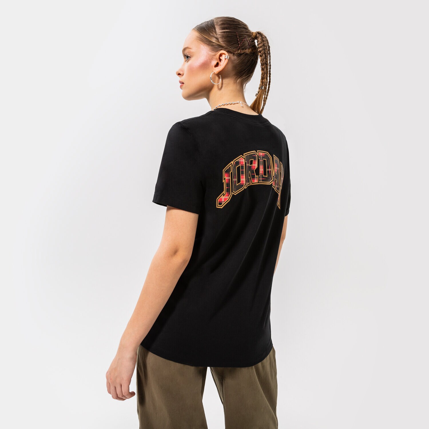 Koszulka, t-shirt damski JORDAN T-SHIRT W J FLT PLD CRW TEE CORE DV1999-010 CZARNY