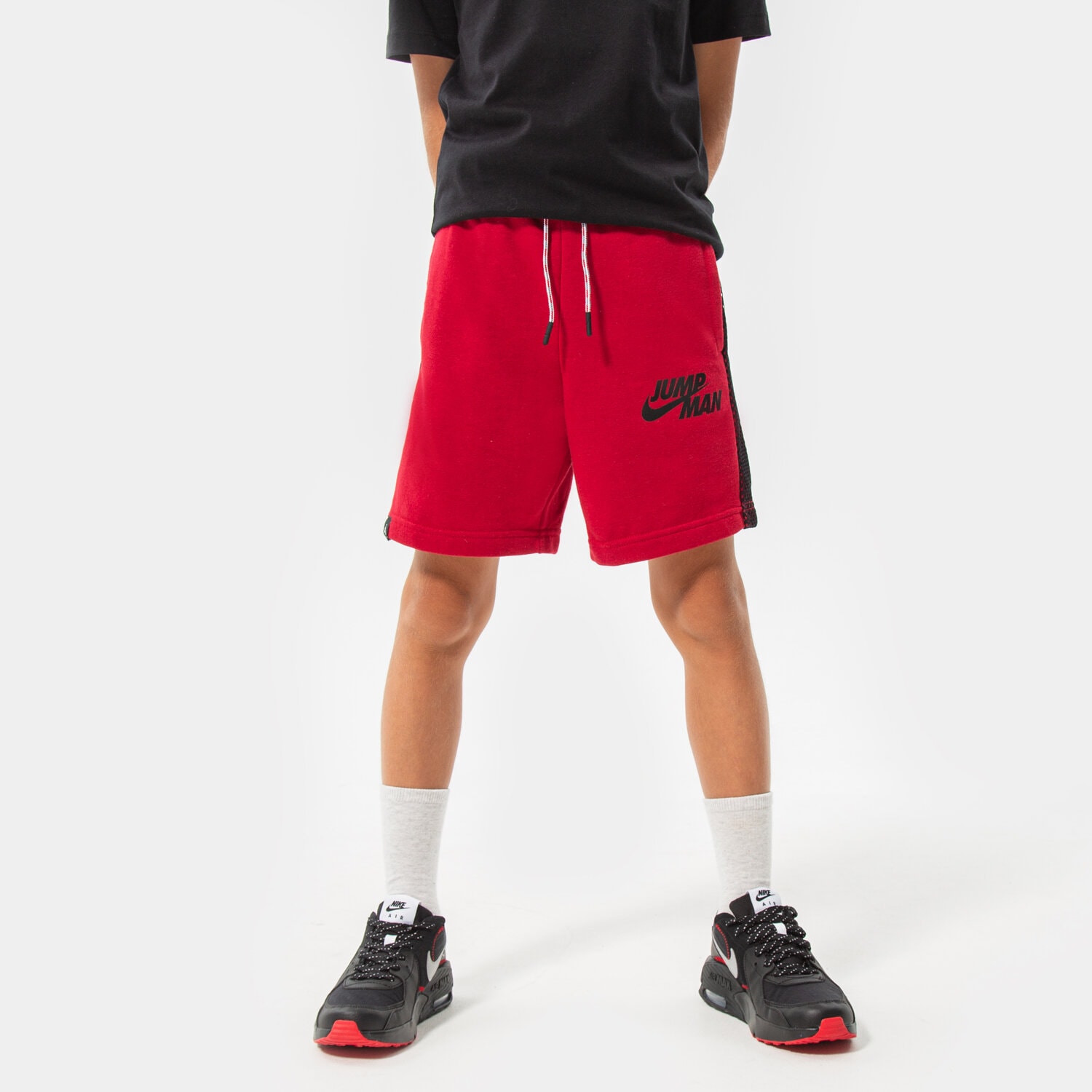 JORDAN SZORTY JUMPMAN X NIKE FT SHORT BOY 95B452-R78 BORDOWY