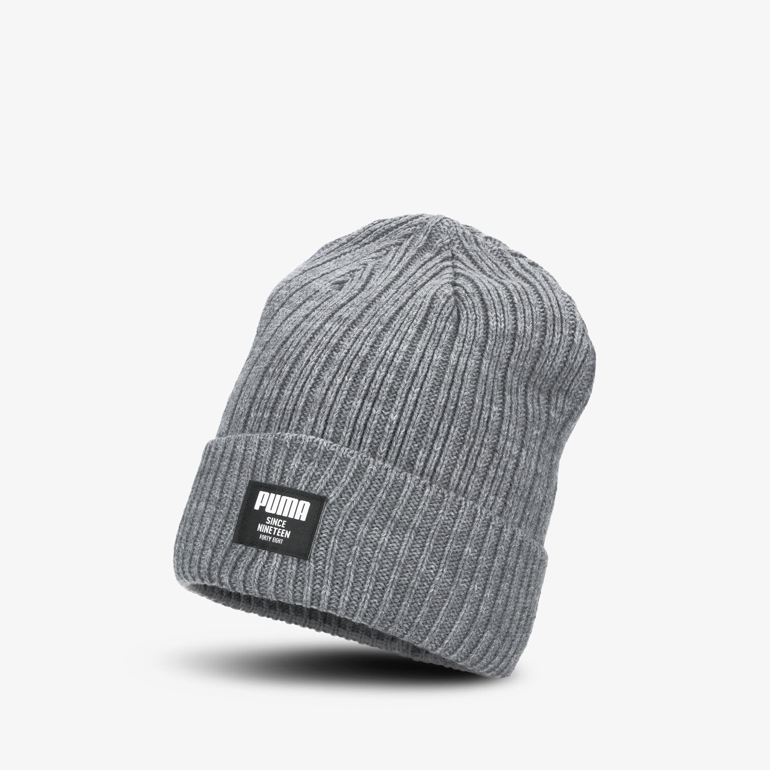 Czapka zimowa dla dzieci PUMA CZAPKA ZIMOWA RIBBED CLASSIC BEANIE 2283106 SZARY