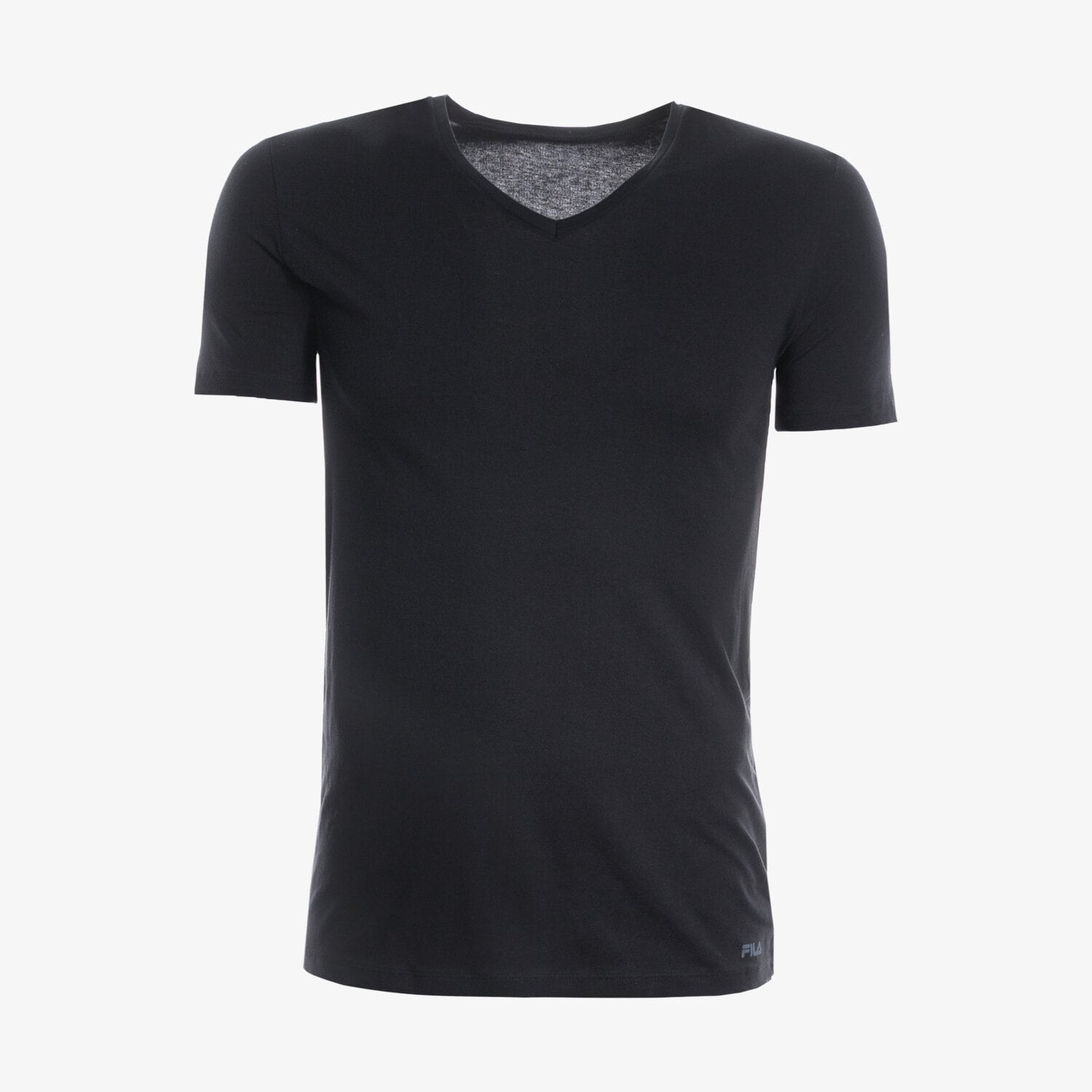 Koszulka, t-shirt sportowy męski FILA T-SHIRT UNDERSHIRT V NECK FU5001-200 CZARNY