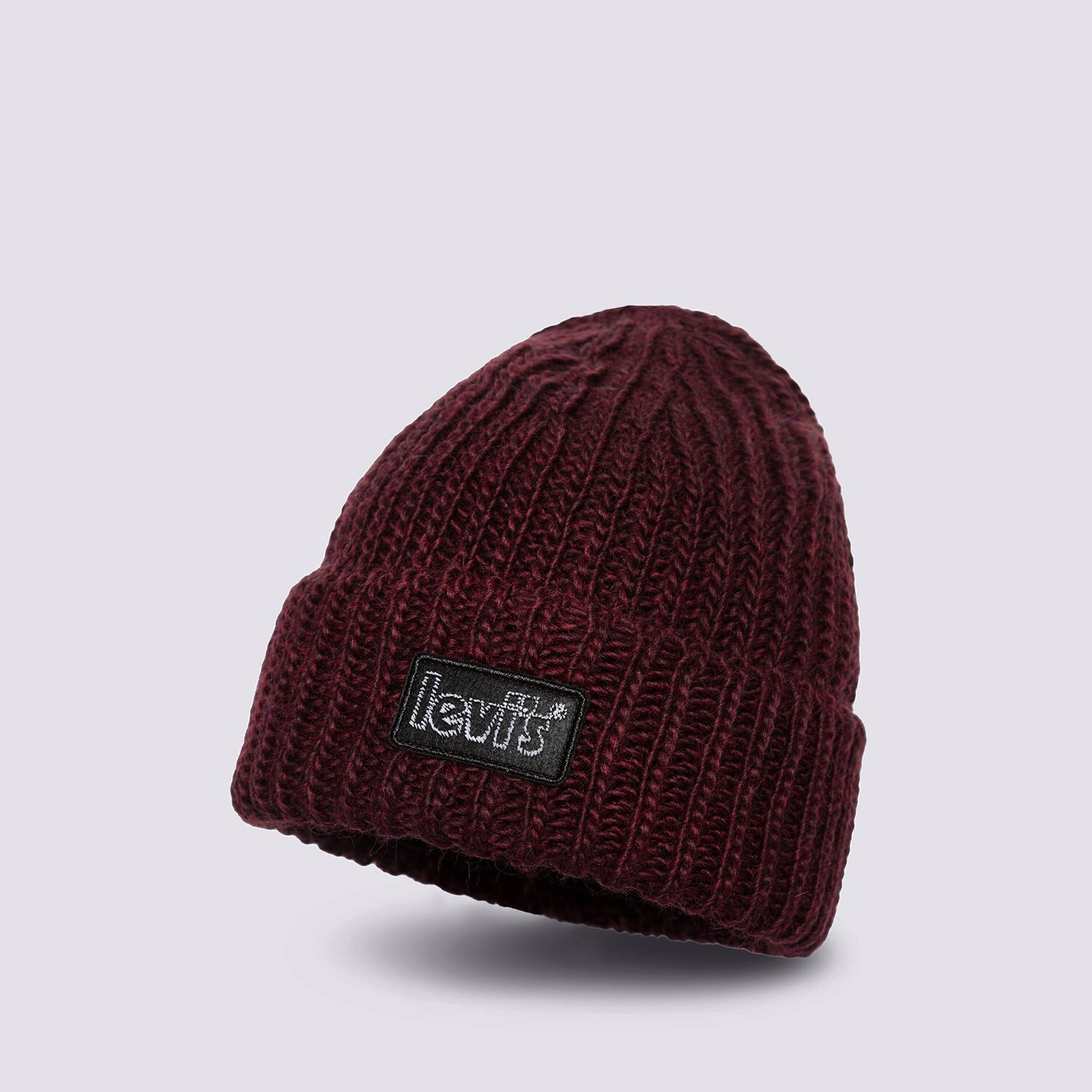 Czapka zimowa dla dzieci LEVI'S CZAPKA CHUNKY BEANIE D7257-0003 BORDOWY