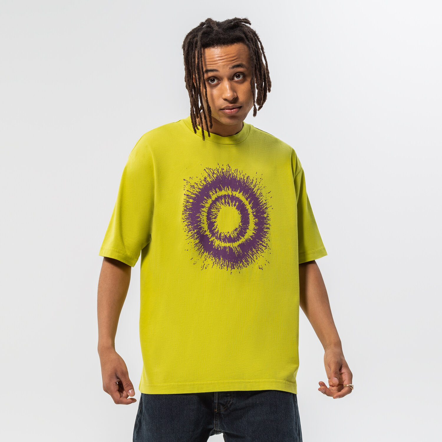 Koszulka, t-shirt sportowy męski LEVI'S T-SHIRT SKATE GRAPHIC BOX TEE A1005-0007 ŻÓŁTY