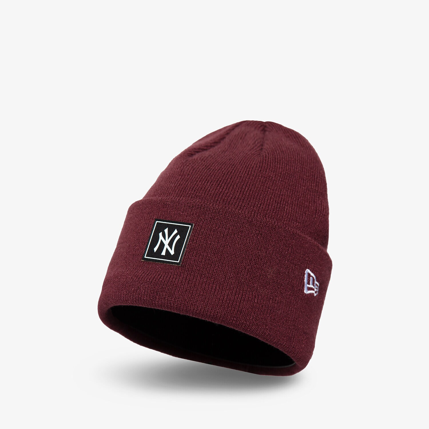 Czapka zimowa męska NEW ERA CZAPKA TEAM BEANIE NYY MRN 60292618 BORDOWY