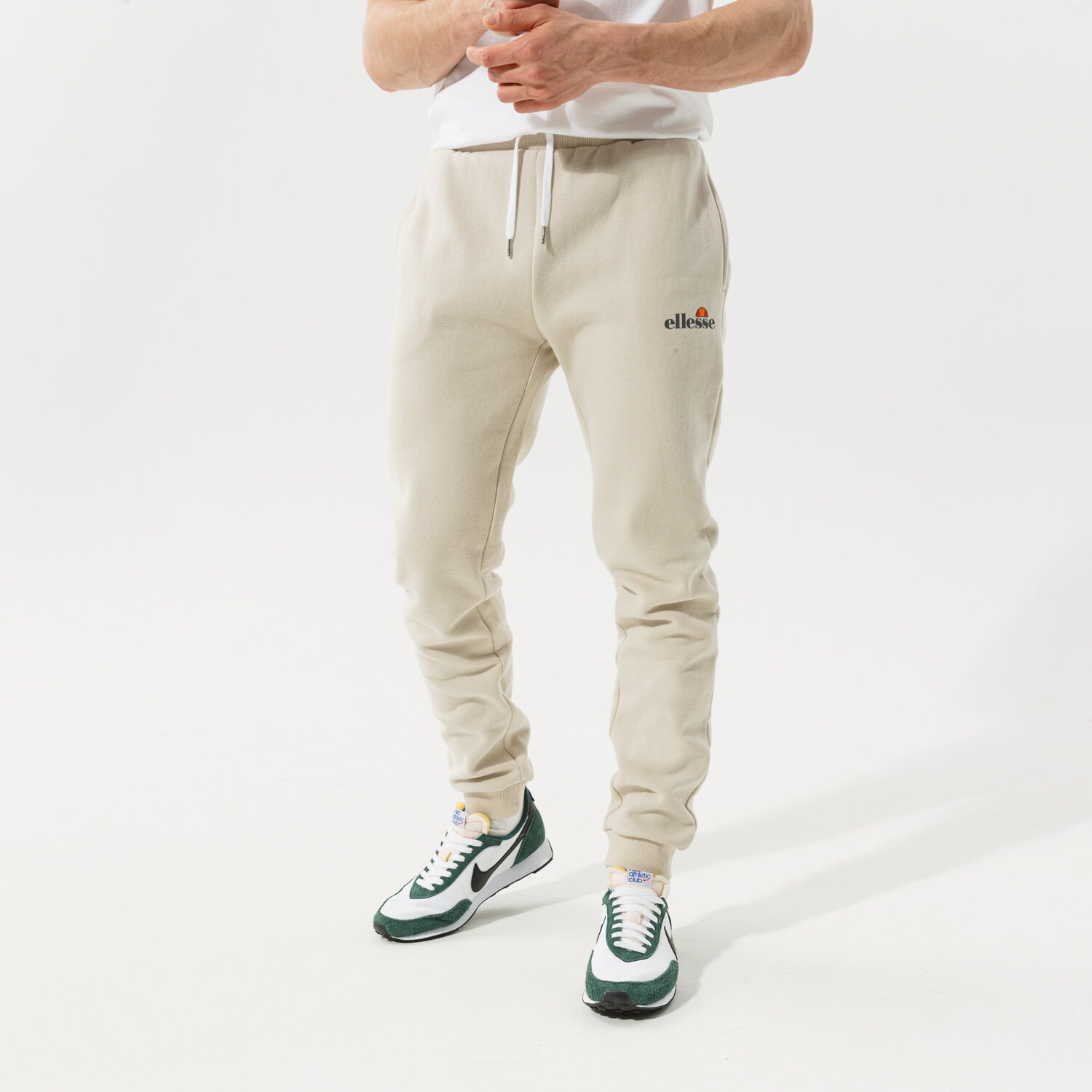 Spodnie sportowe męskie ELLESSE SPODNIE GRANITE JOG PANT BEIGE SHM12643214 BEŻOWY
