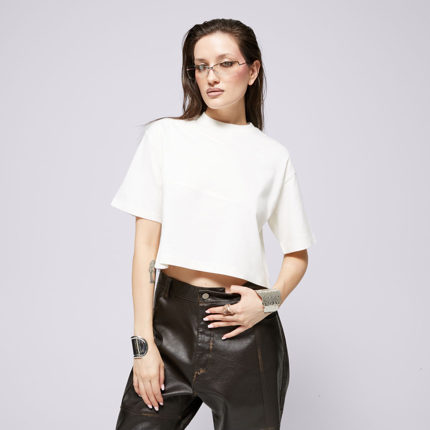 Koszulka, t-shirt damski REEBOK T-SHIRT AE VECTOR TOP 100206164 BIAŁY