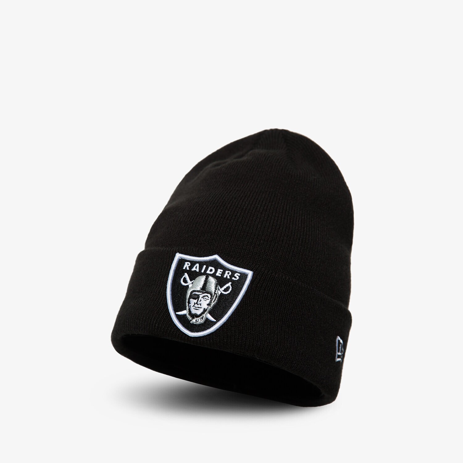 Czapka zimowa męska NEW ERA CZAPKA NFL ESSENTIAL CUFF KNIT RAIDERS OAKLAND RAIDE 12122722 CZARNY