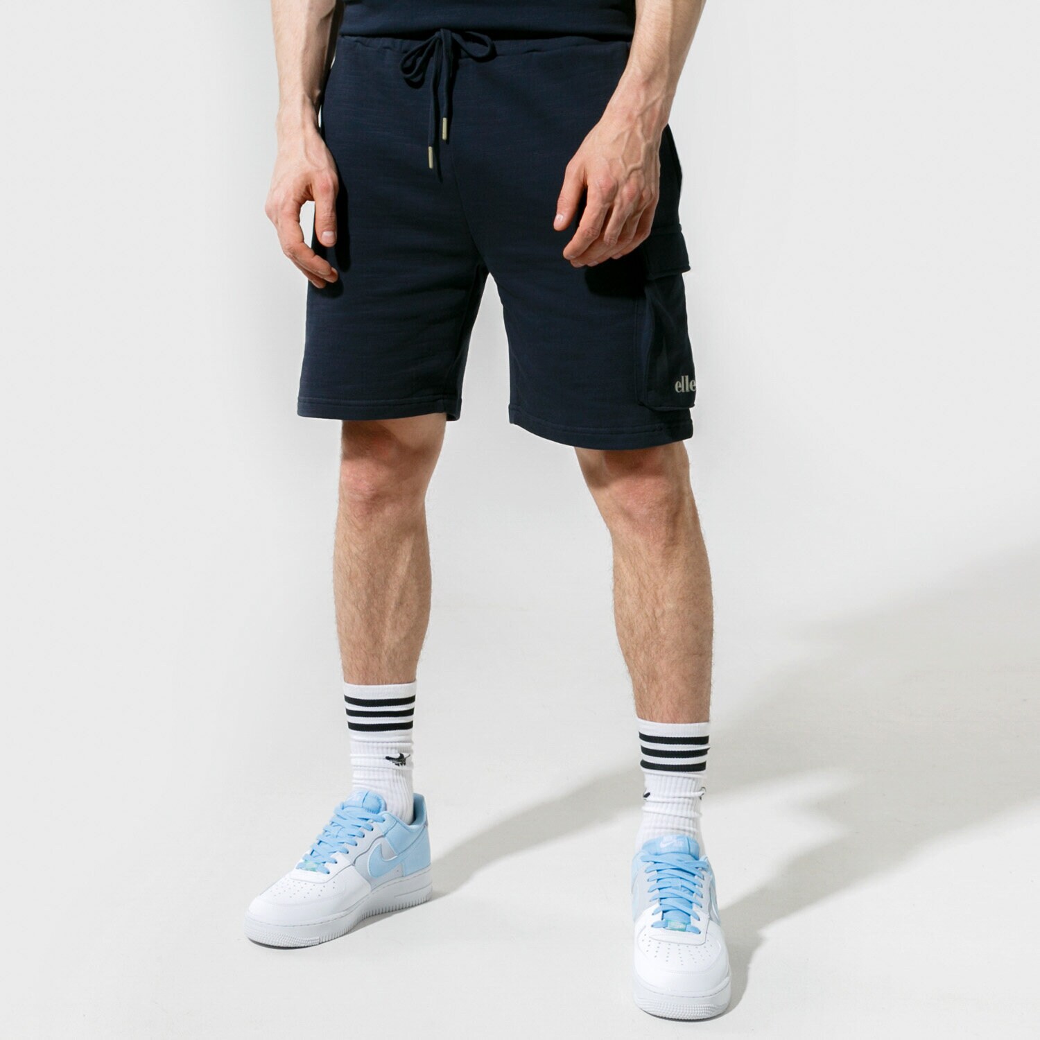 Krótkie spodenki, szorty męskie ELLESSE SZORTY BASTA SHORT NAVY SHJ11947429 GRANATOWY