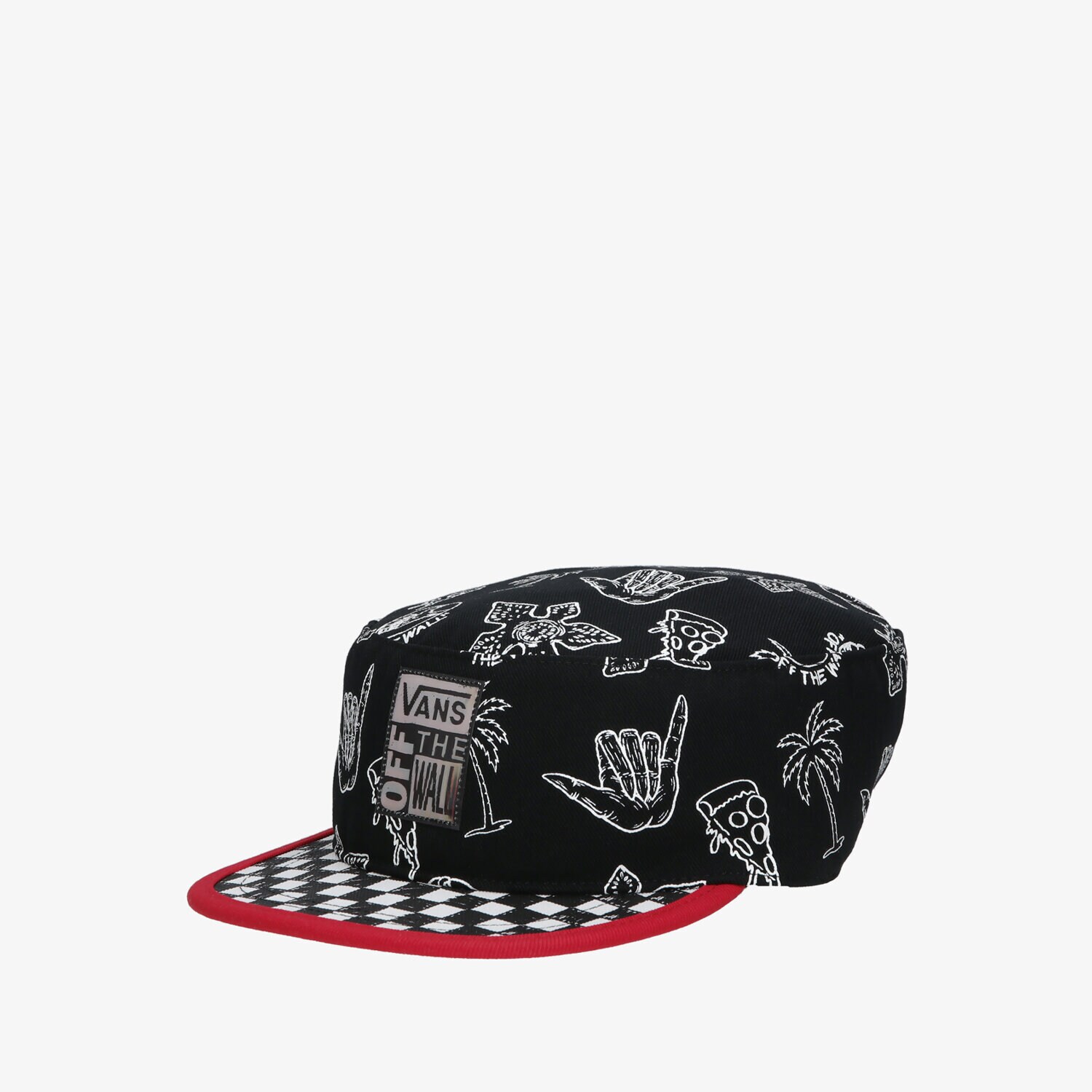 Czapka z daszkiem dla dzieci VANS CZAPKA SKETCH PILL BOX HAT VN0007RRBLK1 CZARNY