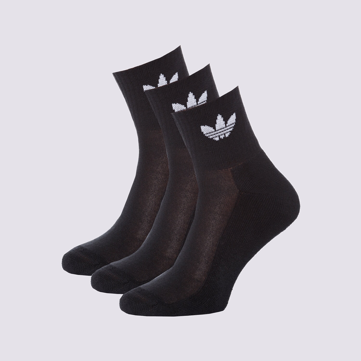 Skarpetki sportowe damskie ADIDAS SKARPETY MID ANKLE SCK FM0643 CZARNY
