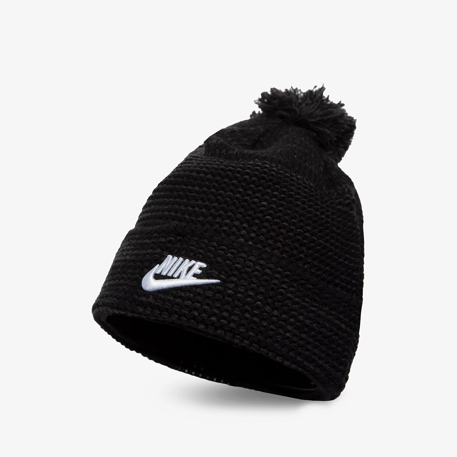 Czapka zimowa dla dzieci NIKE CZAPKA ZIMOWA U NSW CUFFED BEANIE FUT POM DA2022-010 CZARNY