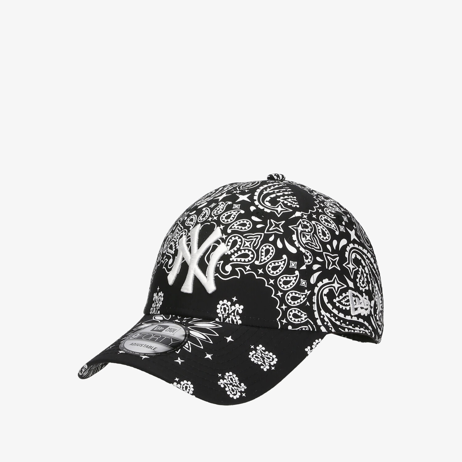 Czapka z daszkiem męska NEW ERA CZAPKA PAISLEY PRINT 940 BLK NEW YORK YANKEES BLKWHI 60222542 CZARNY