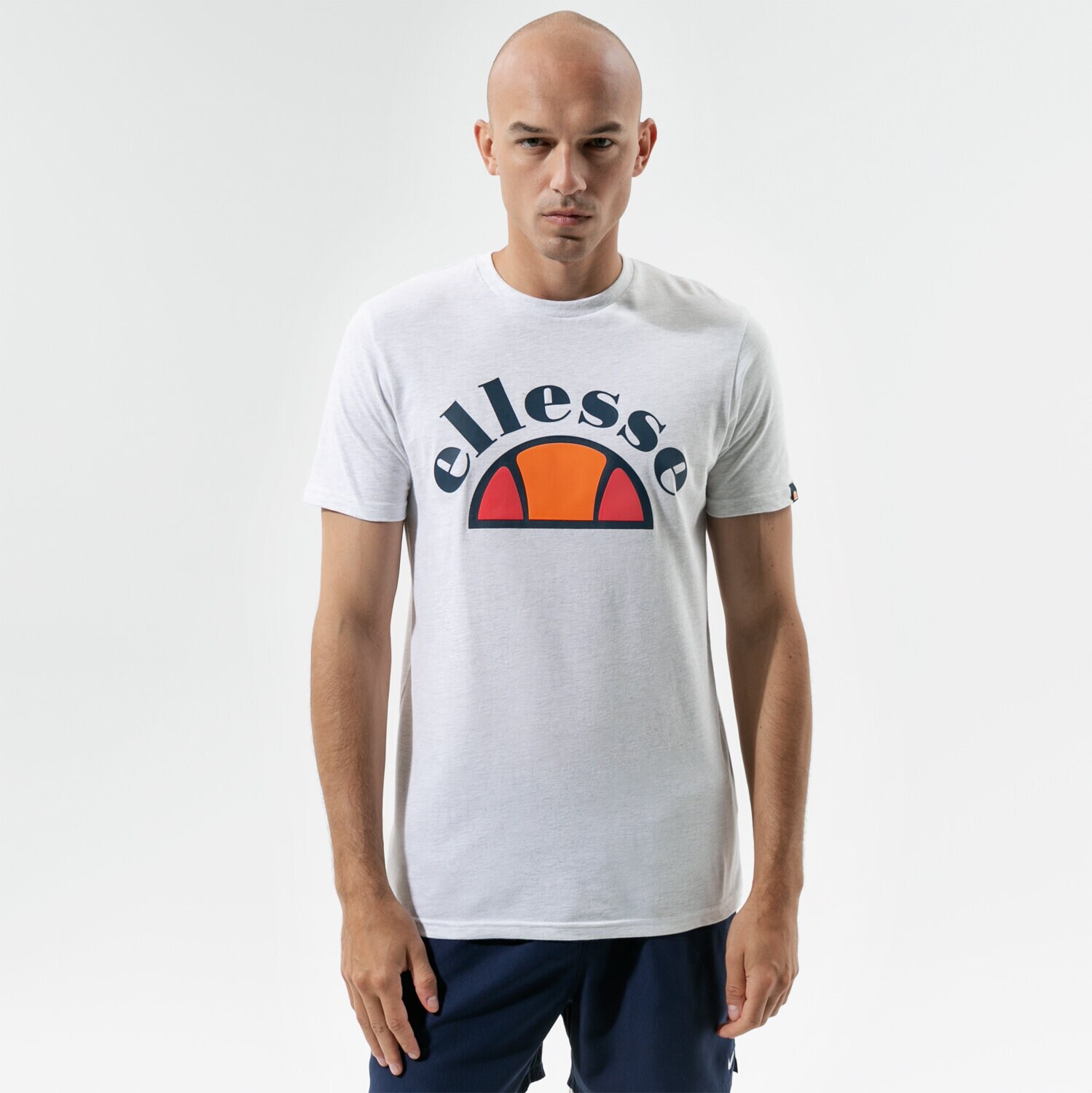 Koszulka, t-shirt sportowy męski ELLESSE T-SHIRT TEZZA GRM WHT MRL SMG13519909 SZARY