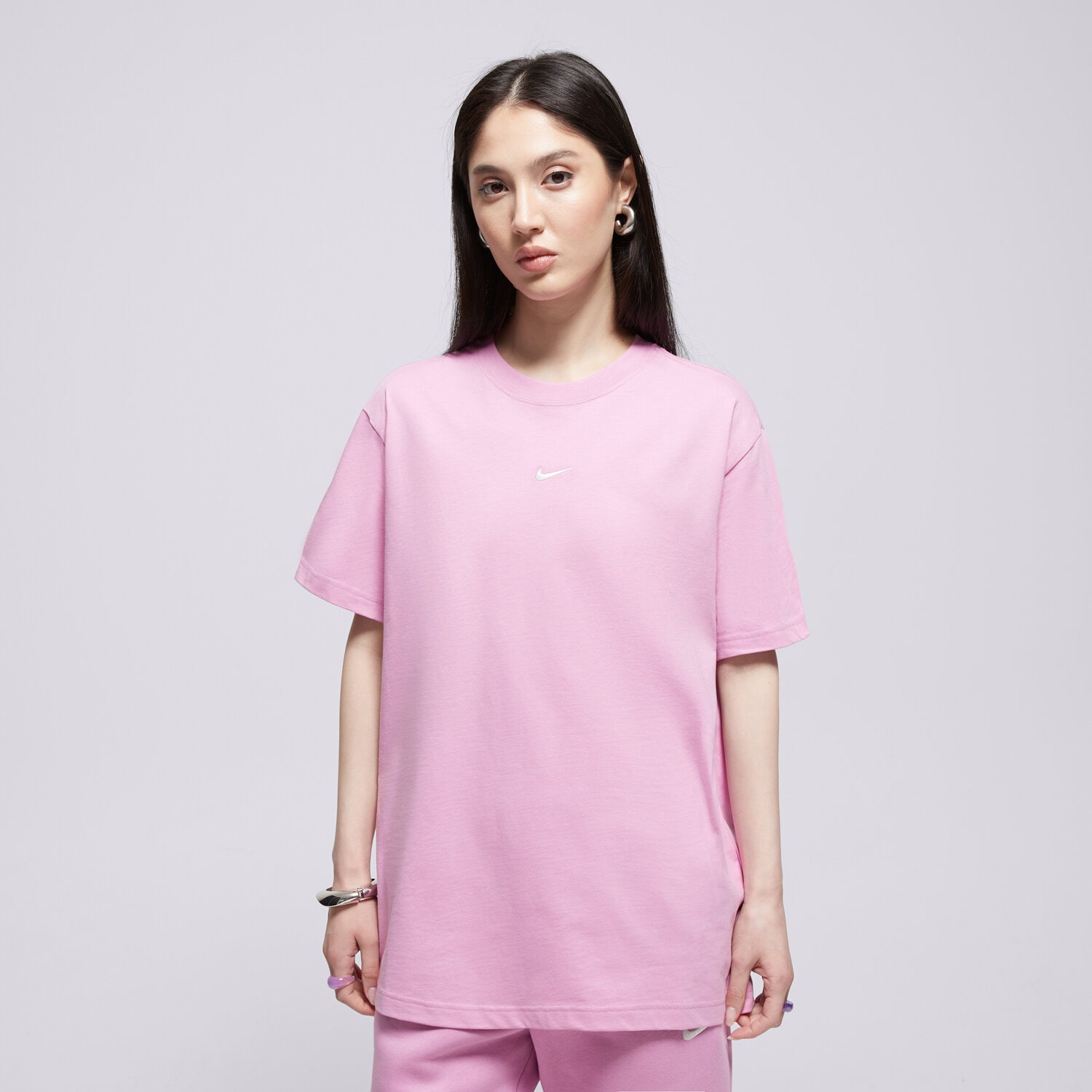 Koszulka, t-shirt damski NIKE T-SHIRT W NSW CLASSIC SS TEE IH7601-503 RÓŻOWY