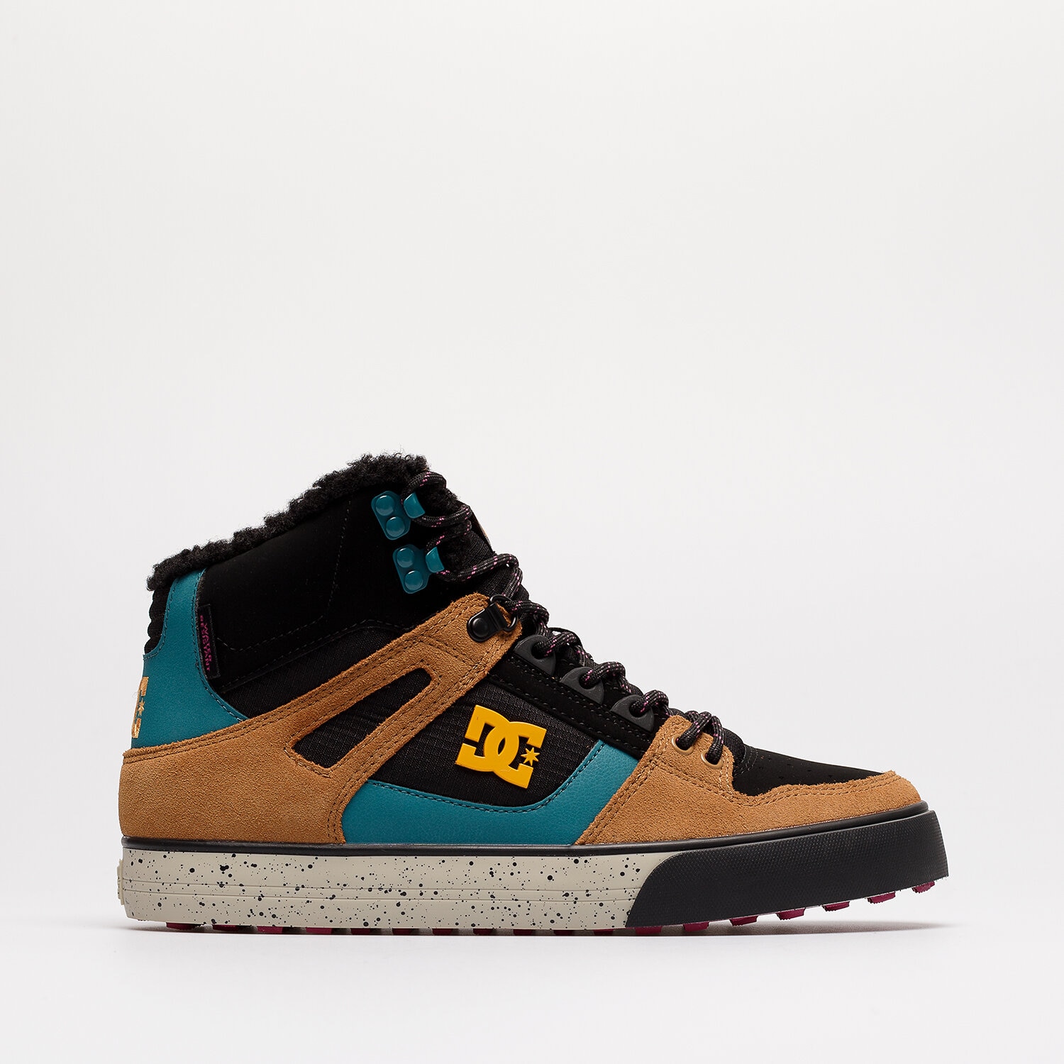 Buty zimowe sportowe męskie DC PURE HIGH-TOP WC WNT ADYS400047XKCK CZARNY
