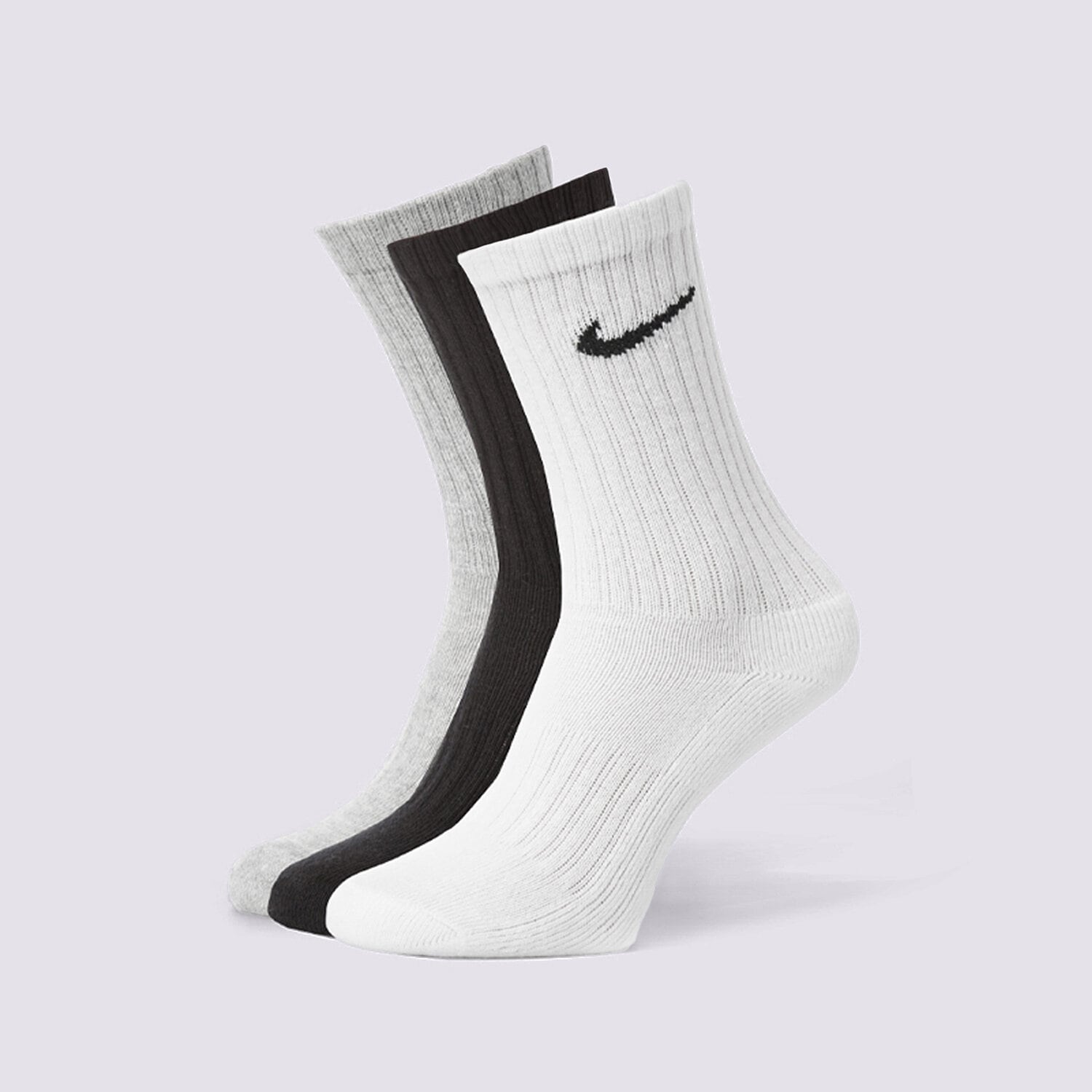 Skarpetki sportowe damskie NIKE SKARPETY 3PPK VALUE COTTON CREW SX4508-965 MULTICOLOR
