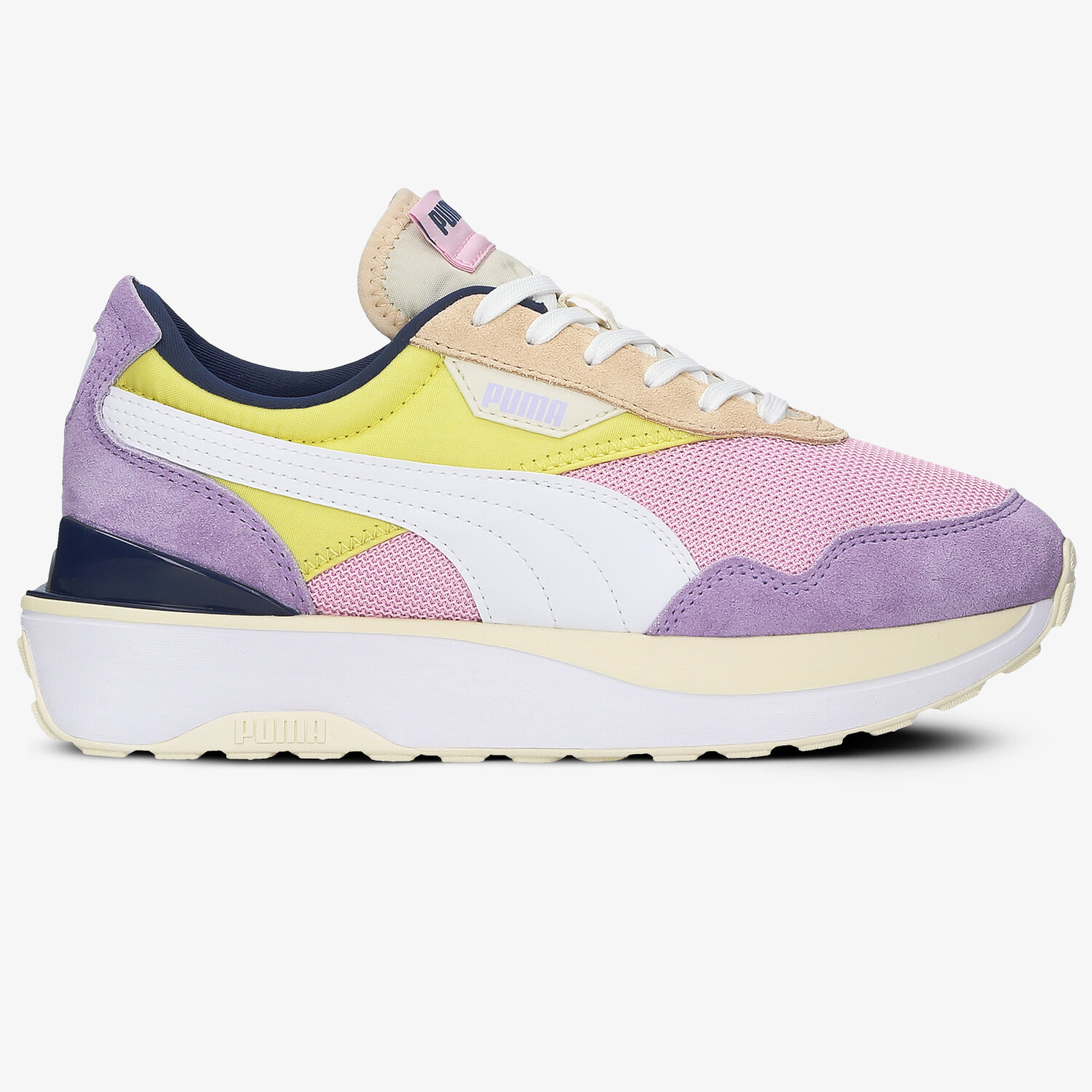 Buty sneakersy damskie PUMA CRUISE RIDER SILK ROAD WN'S 37507201 FIOLETOWY