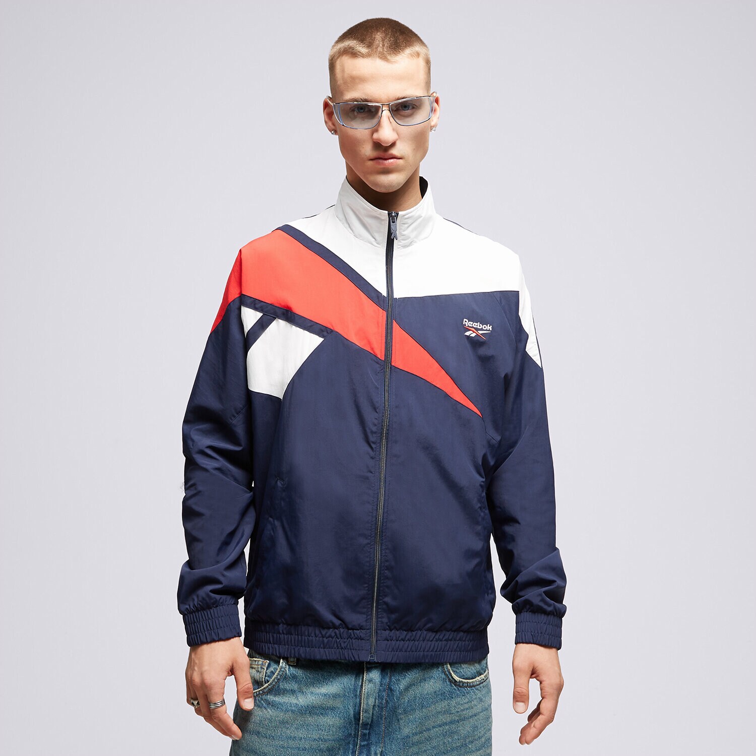 Bluza męska REEBOK BLUZA CL F FR TRACKTOP H54456 GRANATOWY