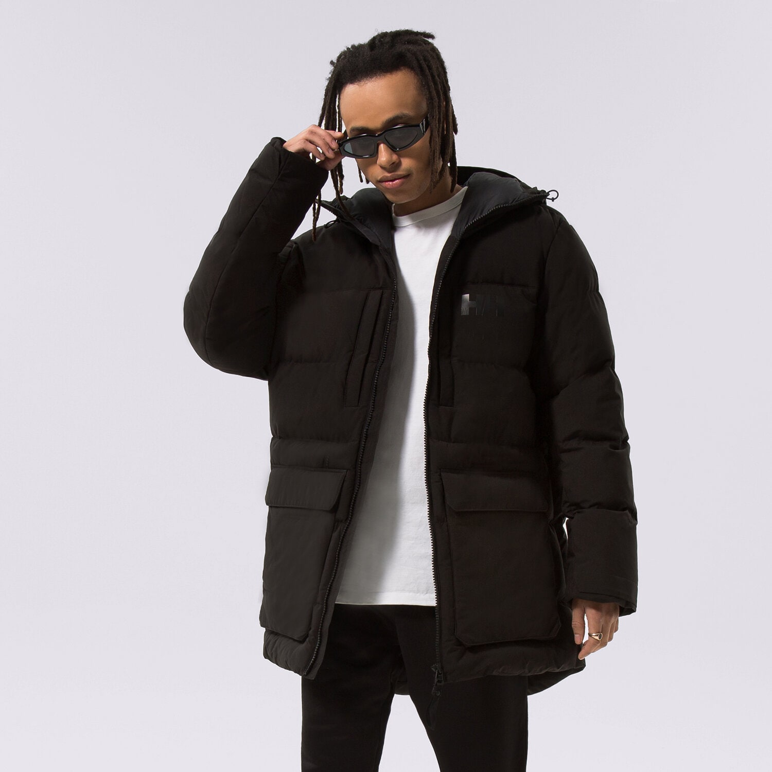 Kurtka zimowa męska HELLY HANSEN KURTKA ZIMOWA PATROL PARKA 53873990 CZARNY