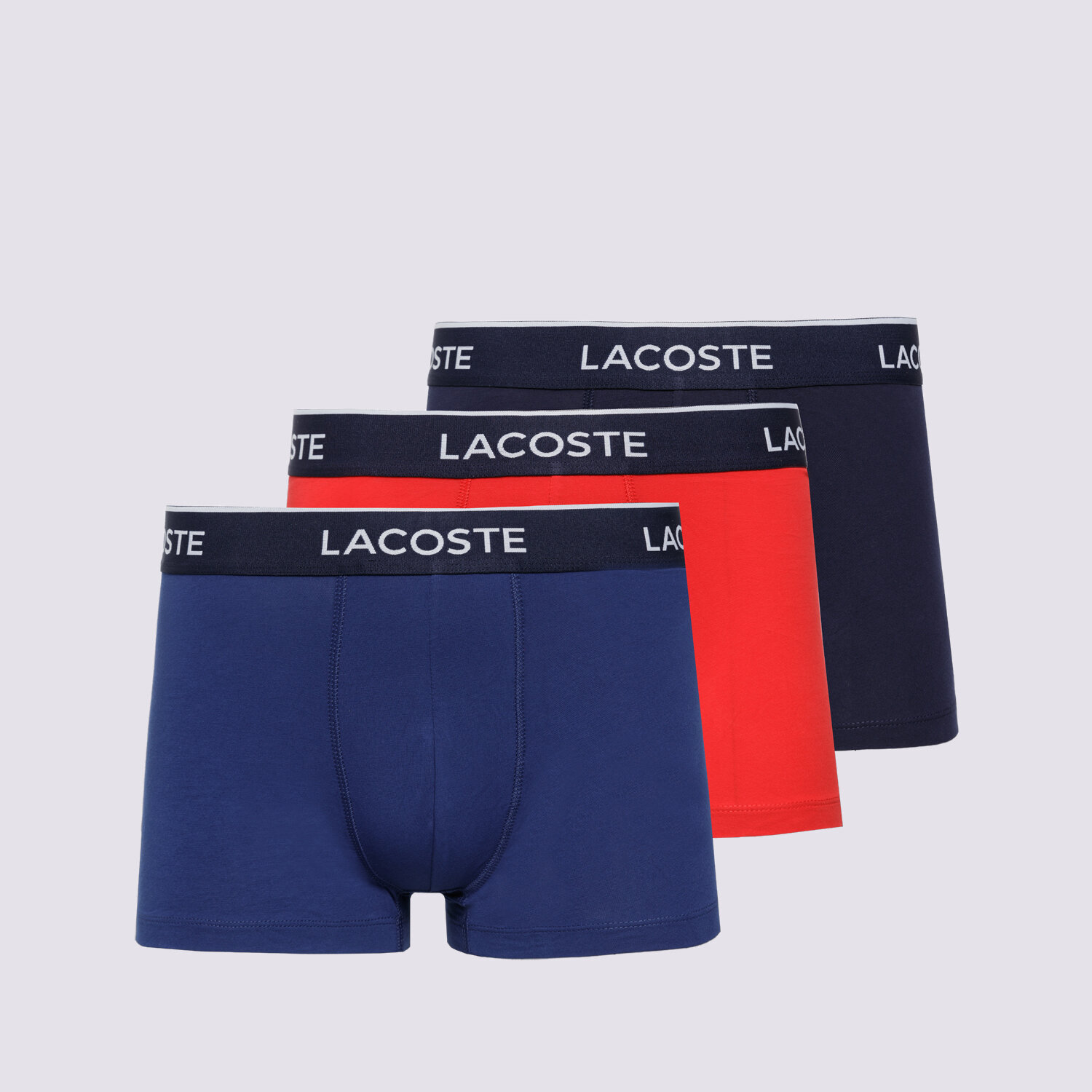 LACOSTE BOKSERKI LACOSTE 3 PACK BOXER SHORTS 5H3389.W64 MULTICOLOR
