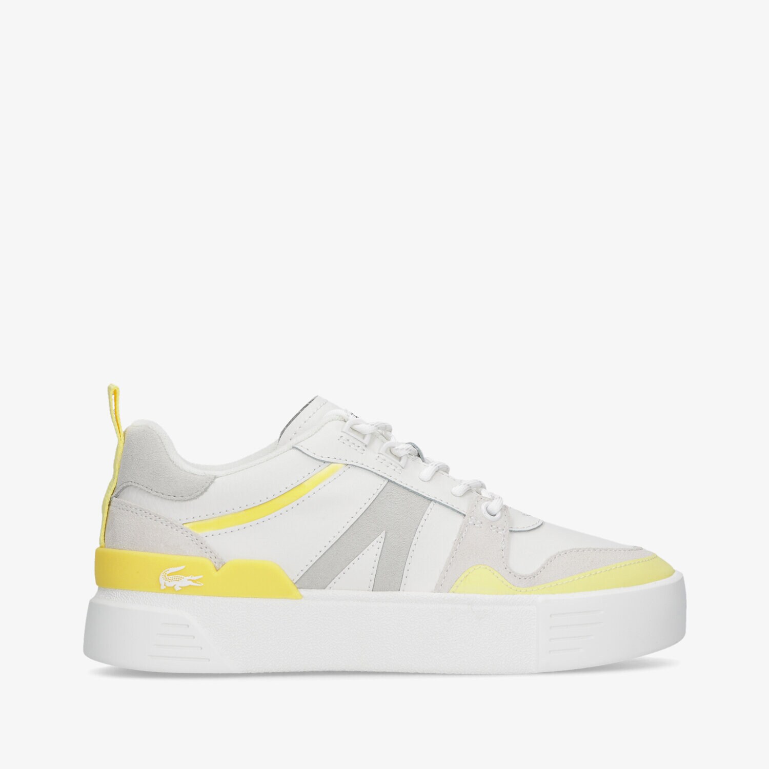 Buty sneakersy damskie LACOSTE L002 0722 1 CFA 743CFA0030V05 BIAŁY