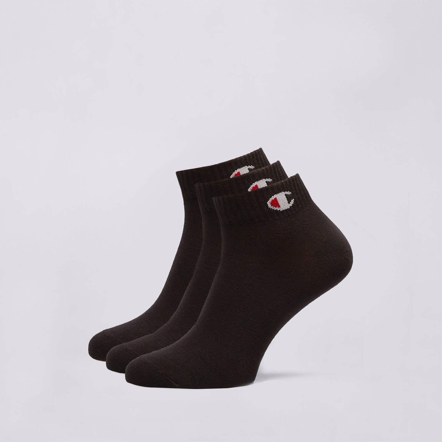 Skarpetki sportowe damskie CHAMPION SKARPETY 3PK QUARTER U20099KK001 CZARNY