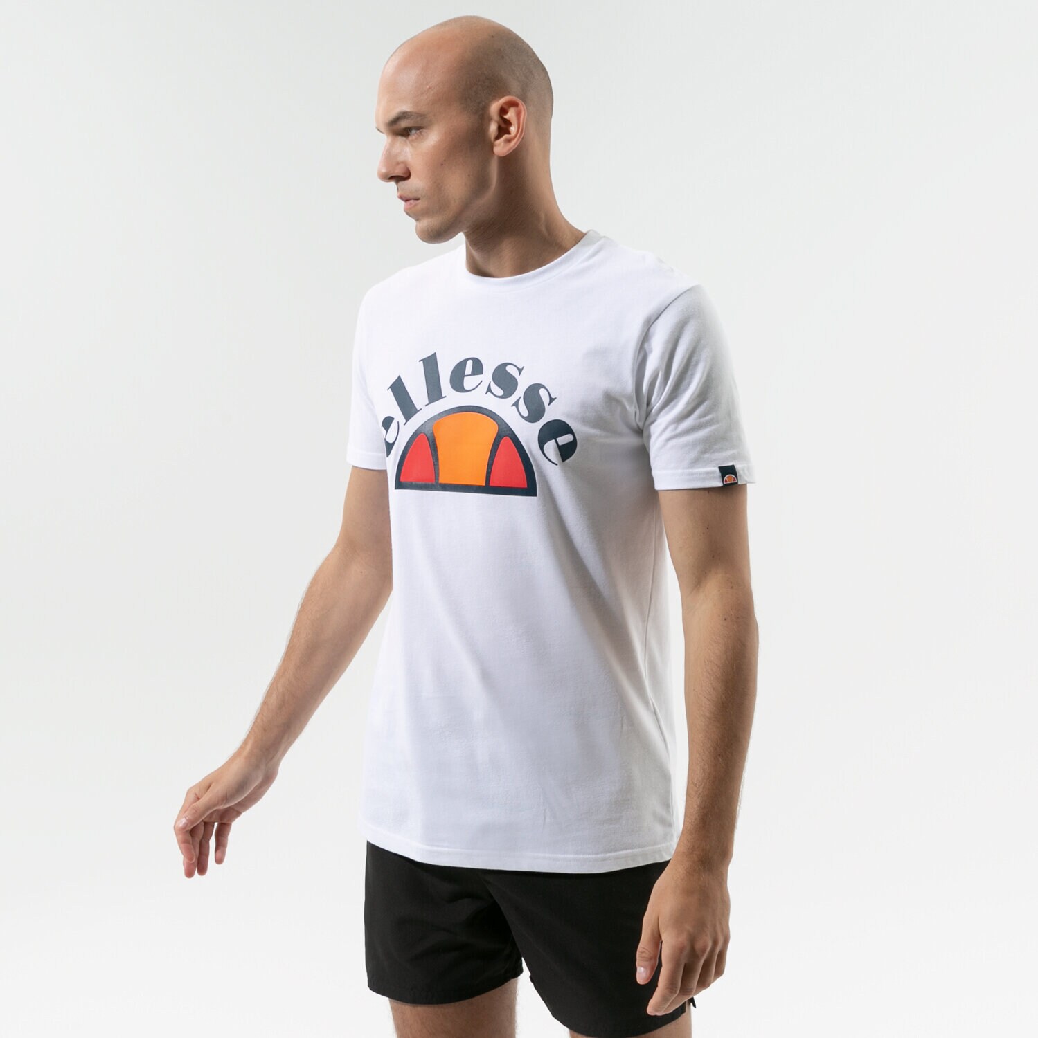 Koszulka, t-shirt sportowy męski ELLESSE T-SHIRT TEZZA WHT WHT SMG13519908 BIAŁY