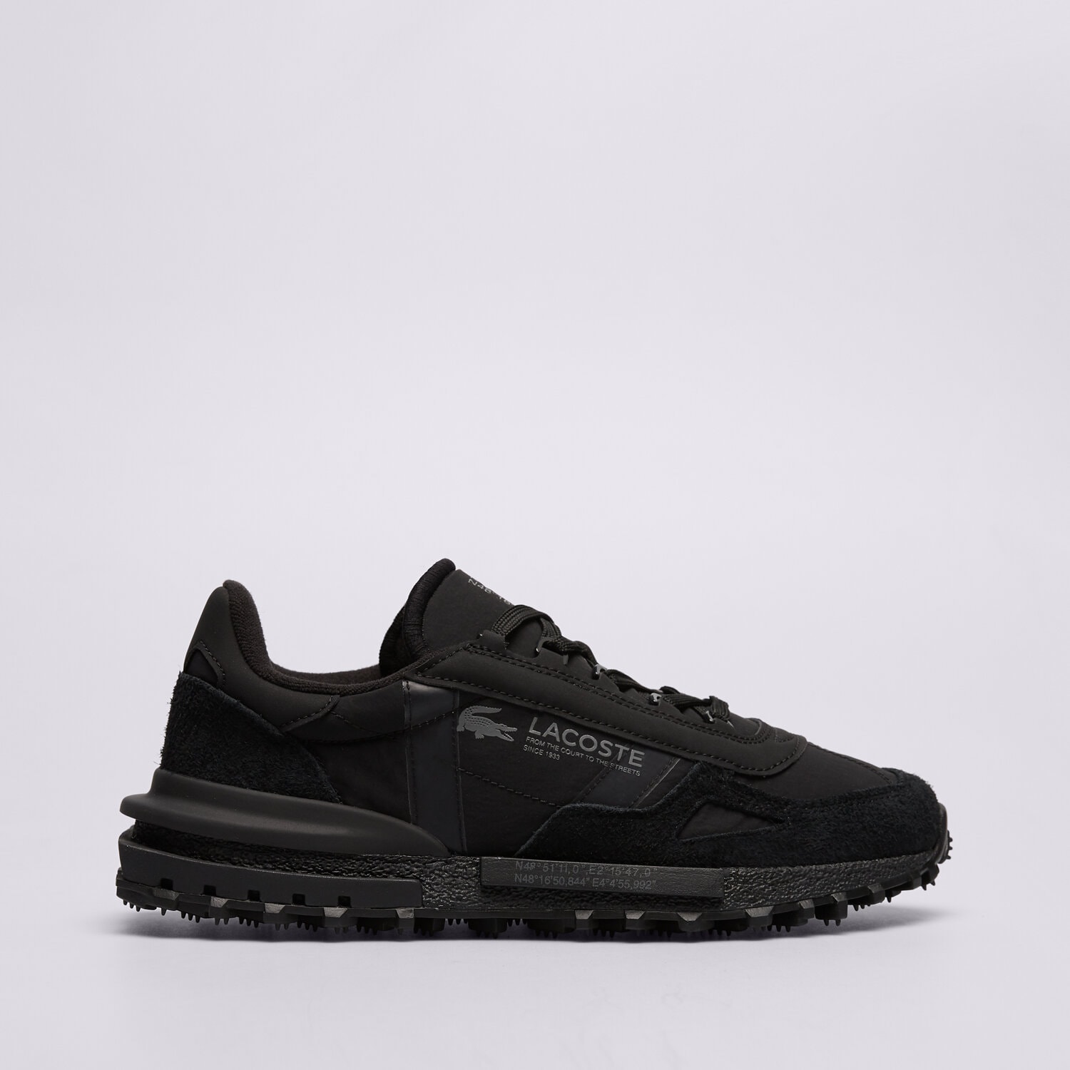 Buty sneakersy męskie LACOSTE ELITE ACTIVE 50SMA007802H CZARNY