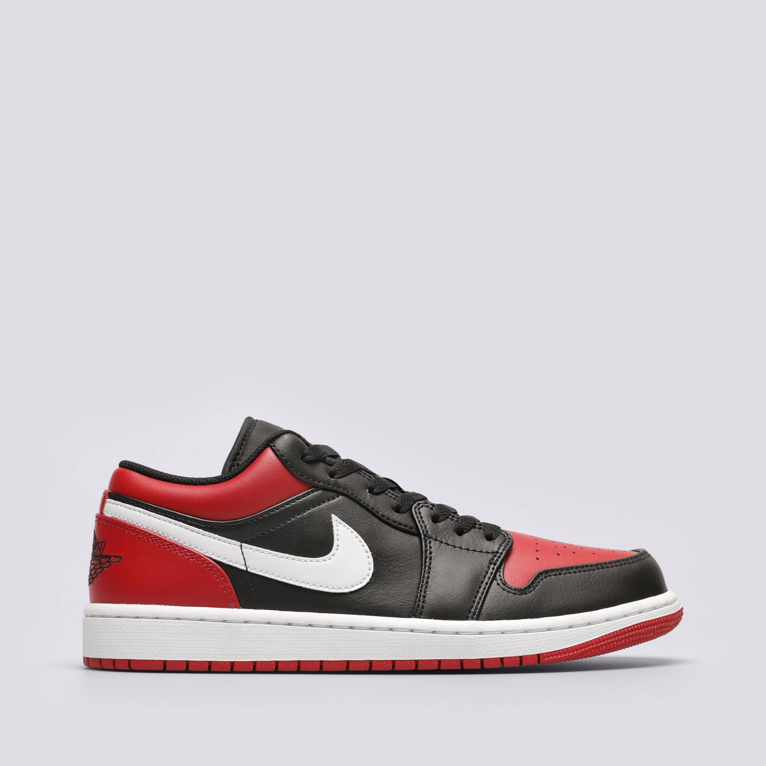 Buty sneakersy męskie AIR JORDAN 1 LOW  553558-066 CZERWONY