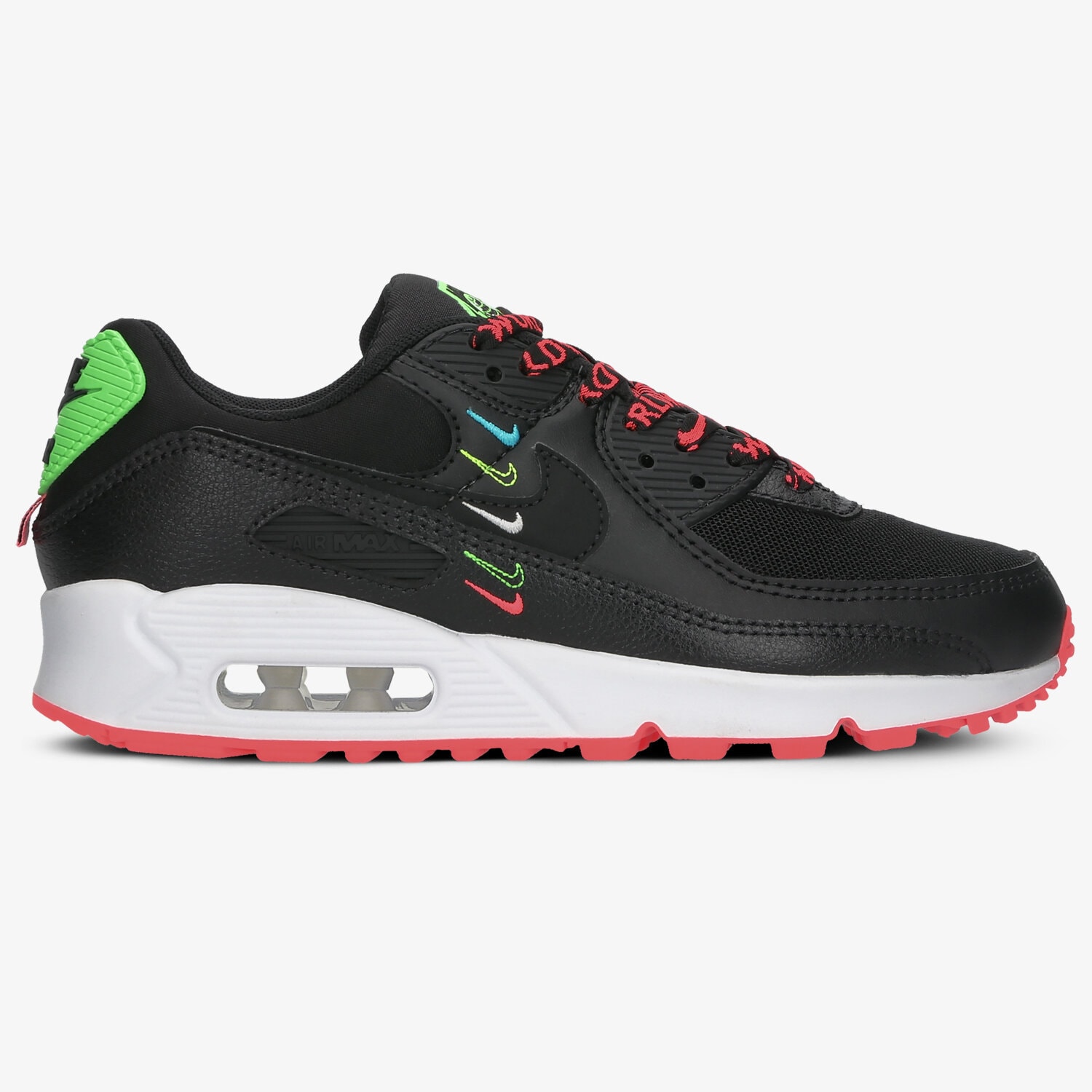 Buty sneakersy damskie NIKE AIR MAX 90 SE CK7069-001 CZARNY