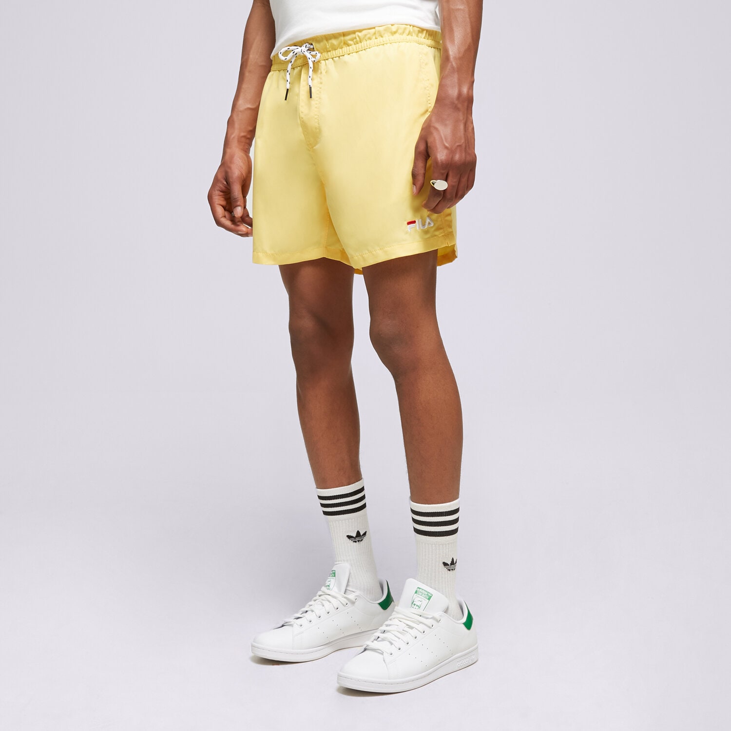 Krótkie spodenki, szorty męskie FILA SZORTY SATAR SS17SPM057507 ŻÓŁTY