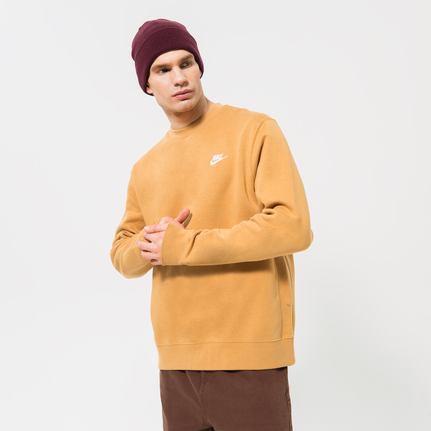 Bluza męska NIKE BLUZA SPORTSWEAR CLUB FLEECE BV2662-722 Neon różowy