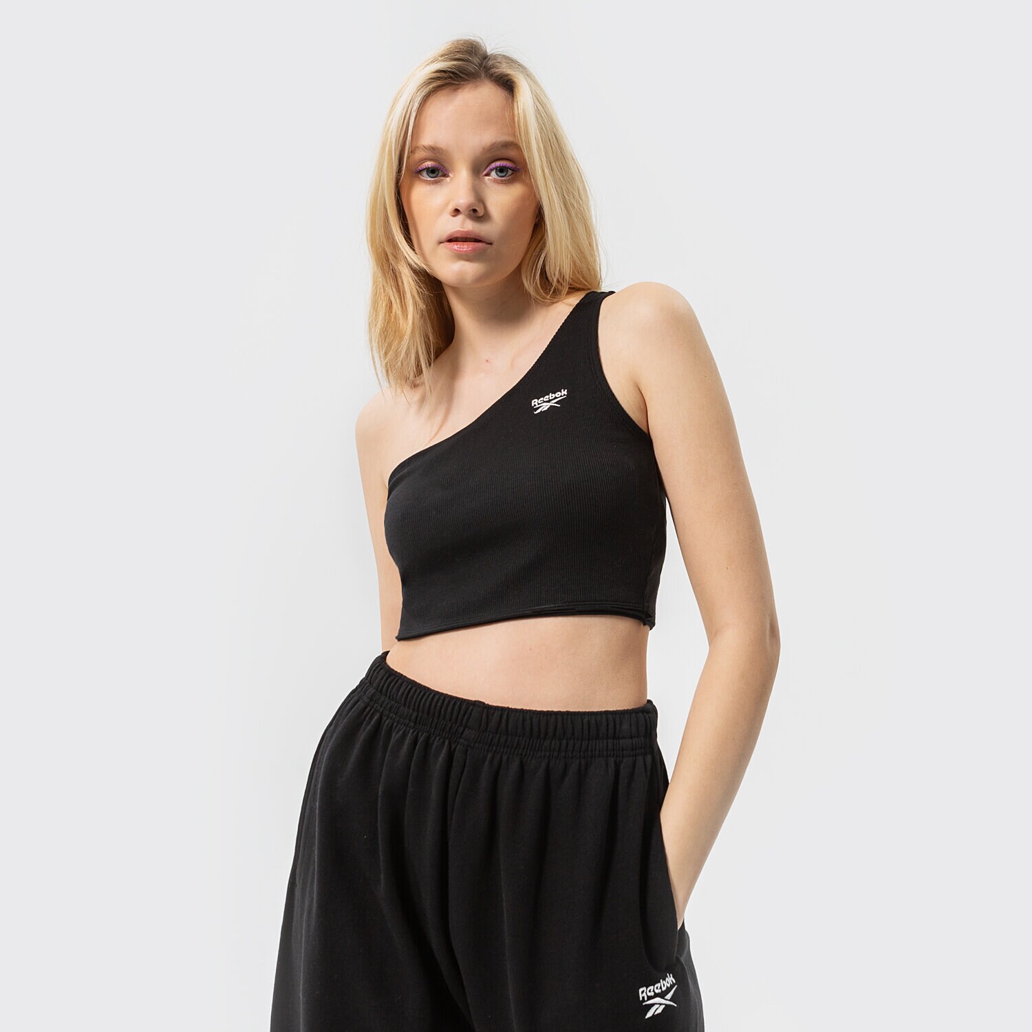 Koszulka, t-shirt damski REEBOK TOP CL WDE RIB TANK H46818 RÓŻOWY