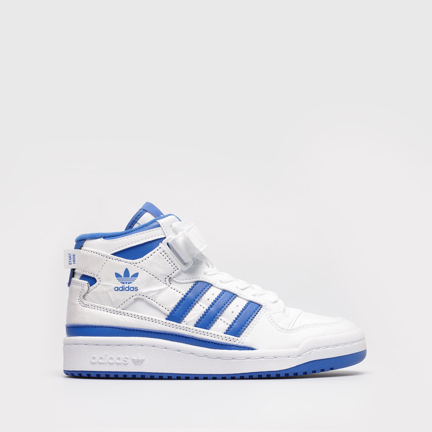 Buty sneakersy dla dzieci ADIDAS FORUM MID J GZ1768 BIAŁY
