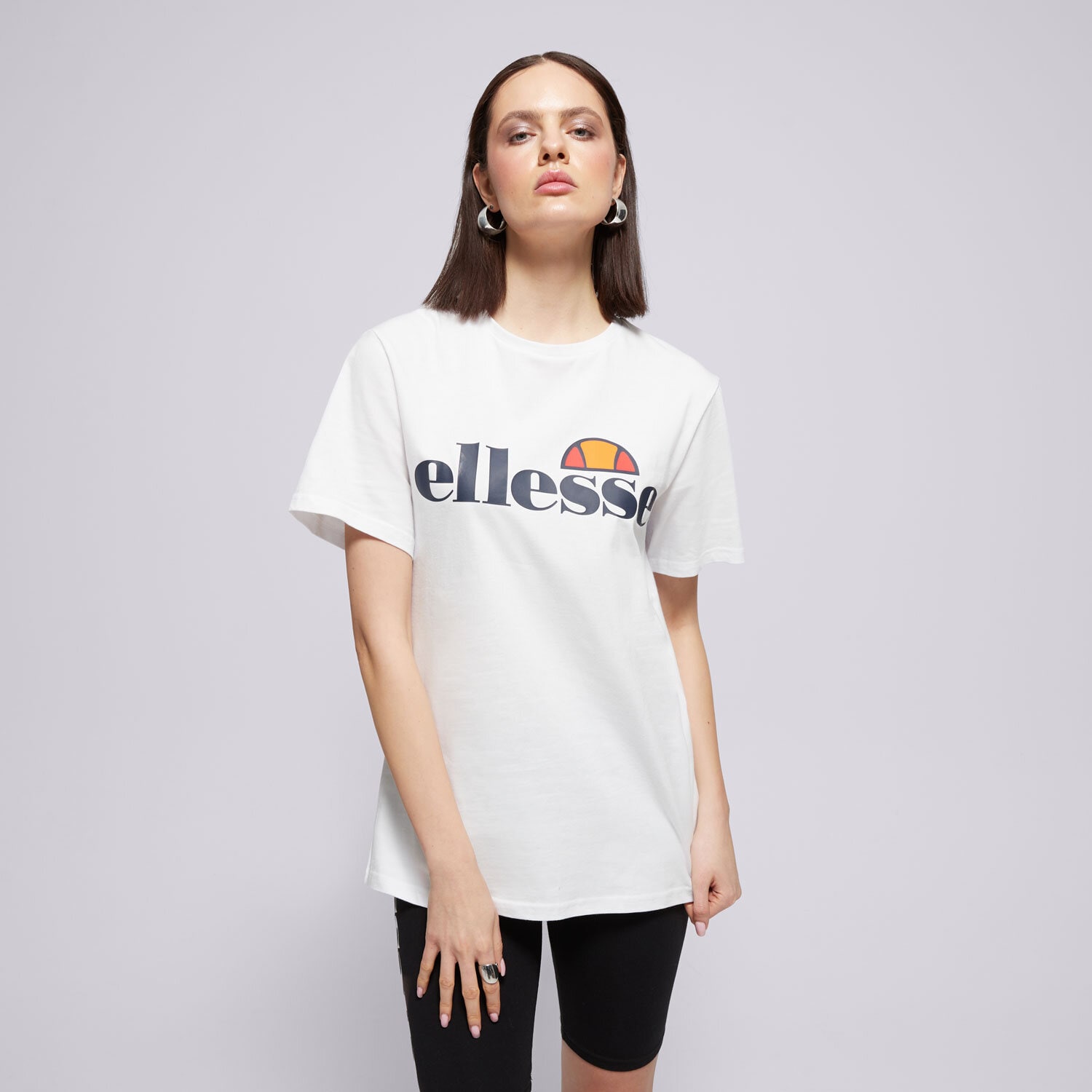 Koszulka, t-shirt damski ELLESSE T-SHIRT ALBANY WHT SGS03237908 BIAŁY