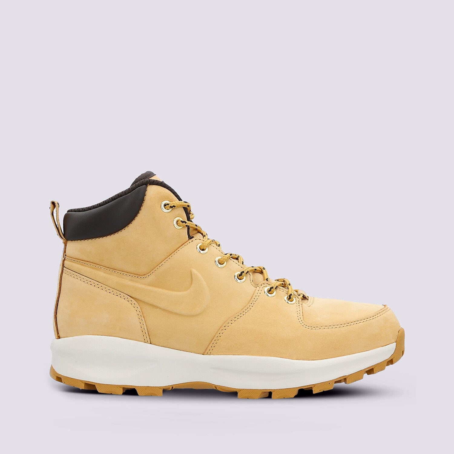 Buty zimowe sportowe męskie NIKE MANOA LEATHER 454350-700 BRĄZOWY