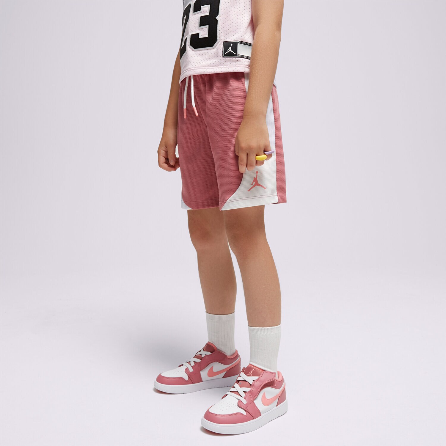 JORDAN SZORTY JUMPMAN LIFE SPORT SHORT GIRL 45B486P9I RÓŻOWY