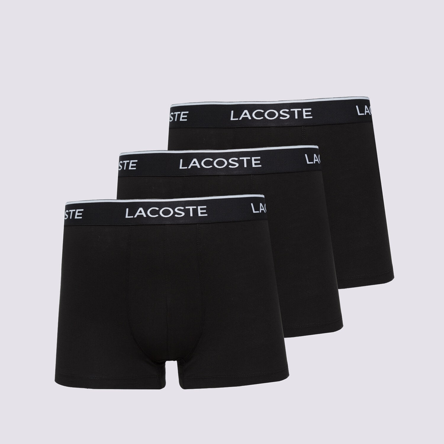 LACOSTE 3 PACK BOXER SHORTS 5H3389031 CZARNY
