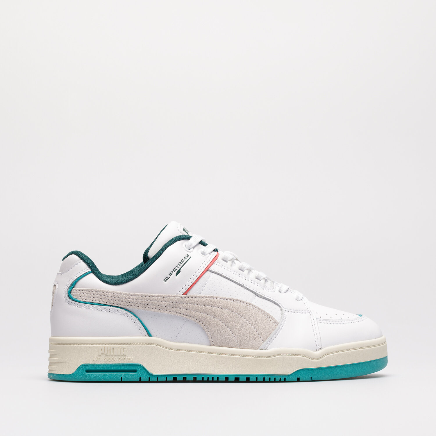 Buty sneakersy męskie PUMA PUMA SLIPSTREAM RETRO SUM  386528-01 BIAŁY