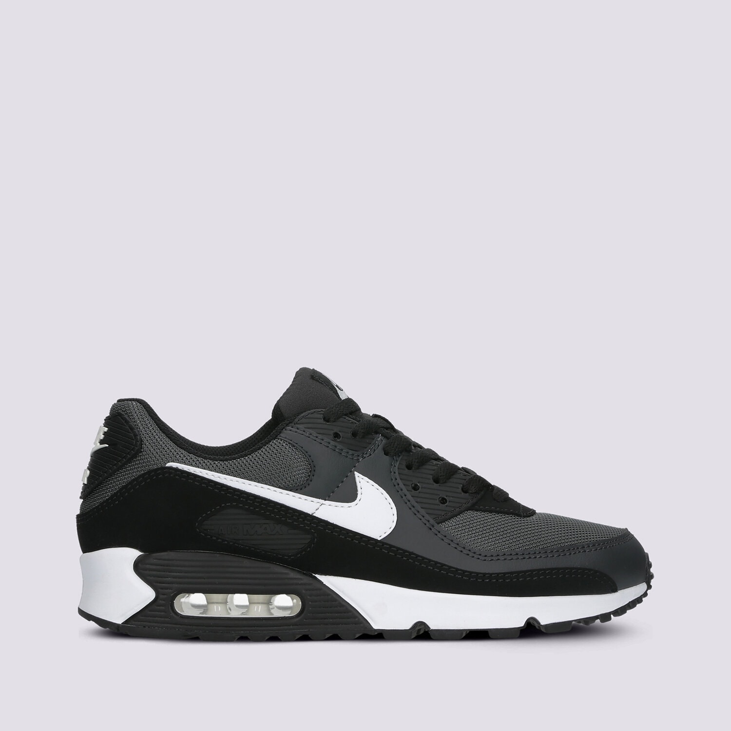 Buty sneakersy męskie NIKE AIR MAX 90 CN8490-002 CZARNY
