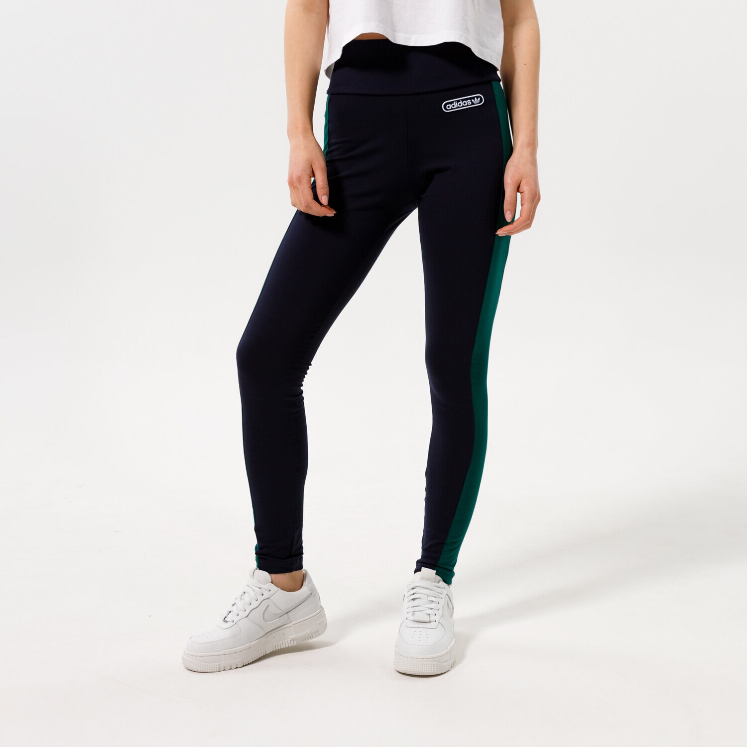 Spodnie sportowe damskie ADIDAS LEGGINGS LEGGINGS HL0026 CZARNY