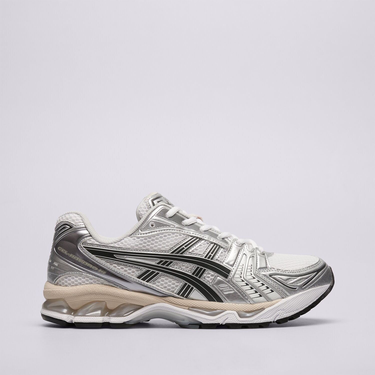 Buty sneakersy męskie ASICS GEL-KAYANO 14 1203A537-110 SREBRNY