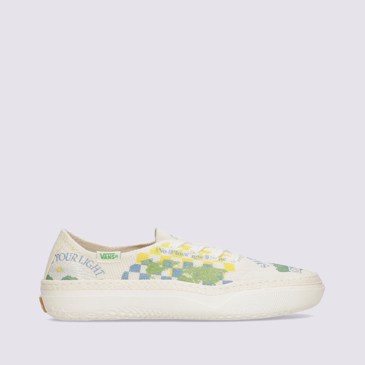 Buty sneakersy damskie VANS UA CIRCLE VEE VN0A4BWLAS11 BIAŁY